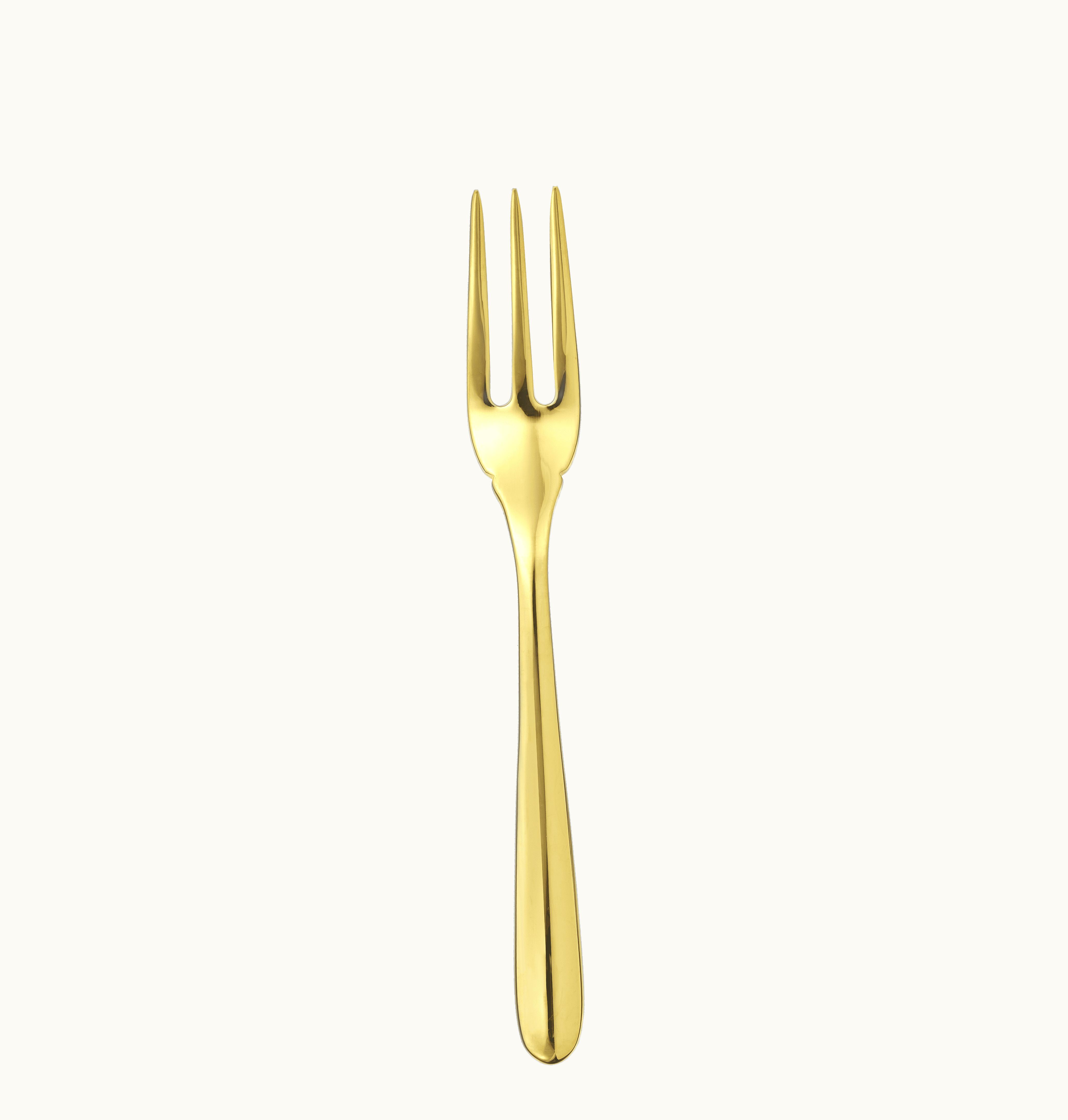 Christofle Gold Stainless Steel Fish Fork L'Ame De Christofle