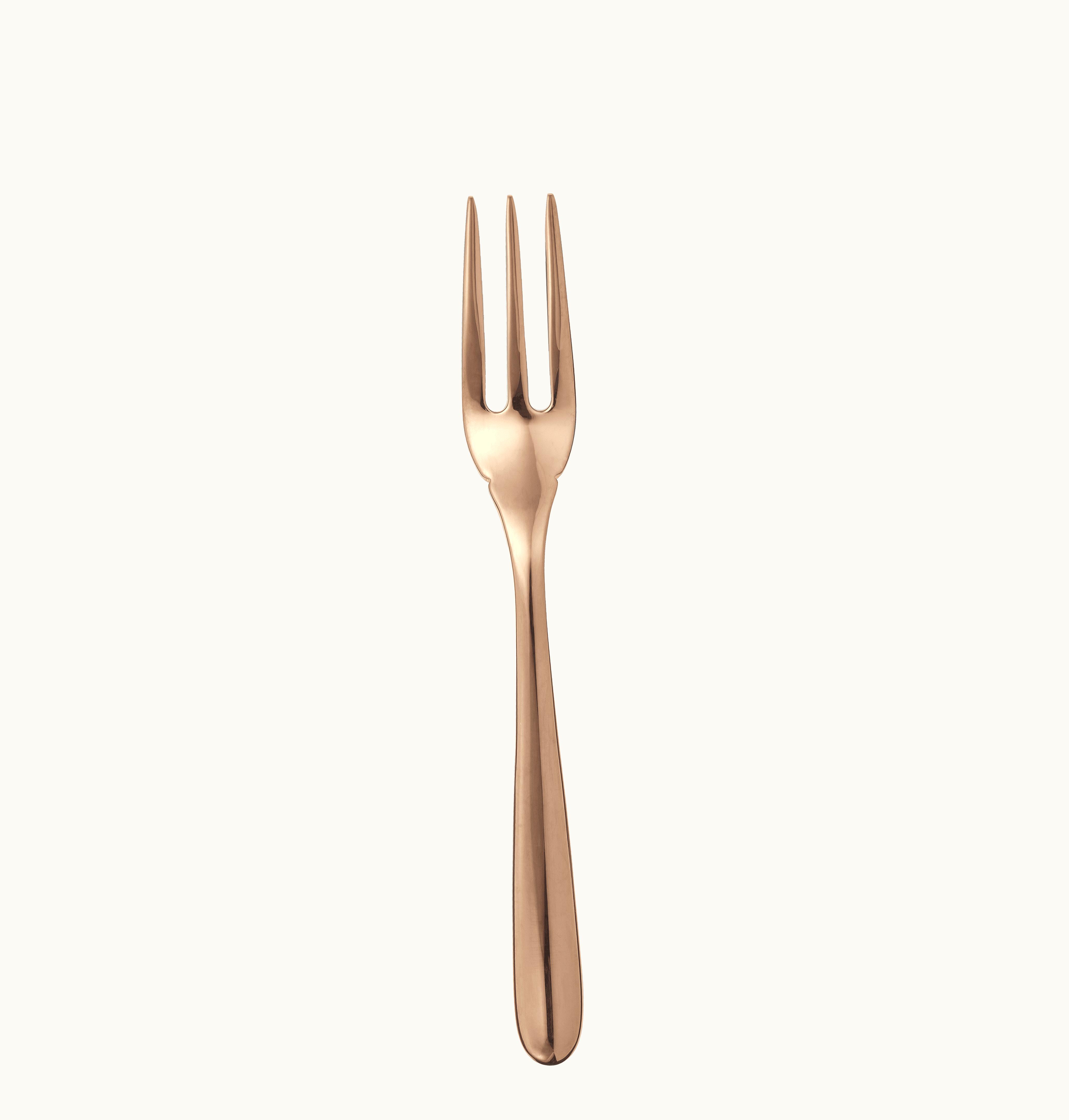 Christofle Copper Stainless Steel Fish Fork L'Ame De Christofle