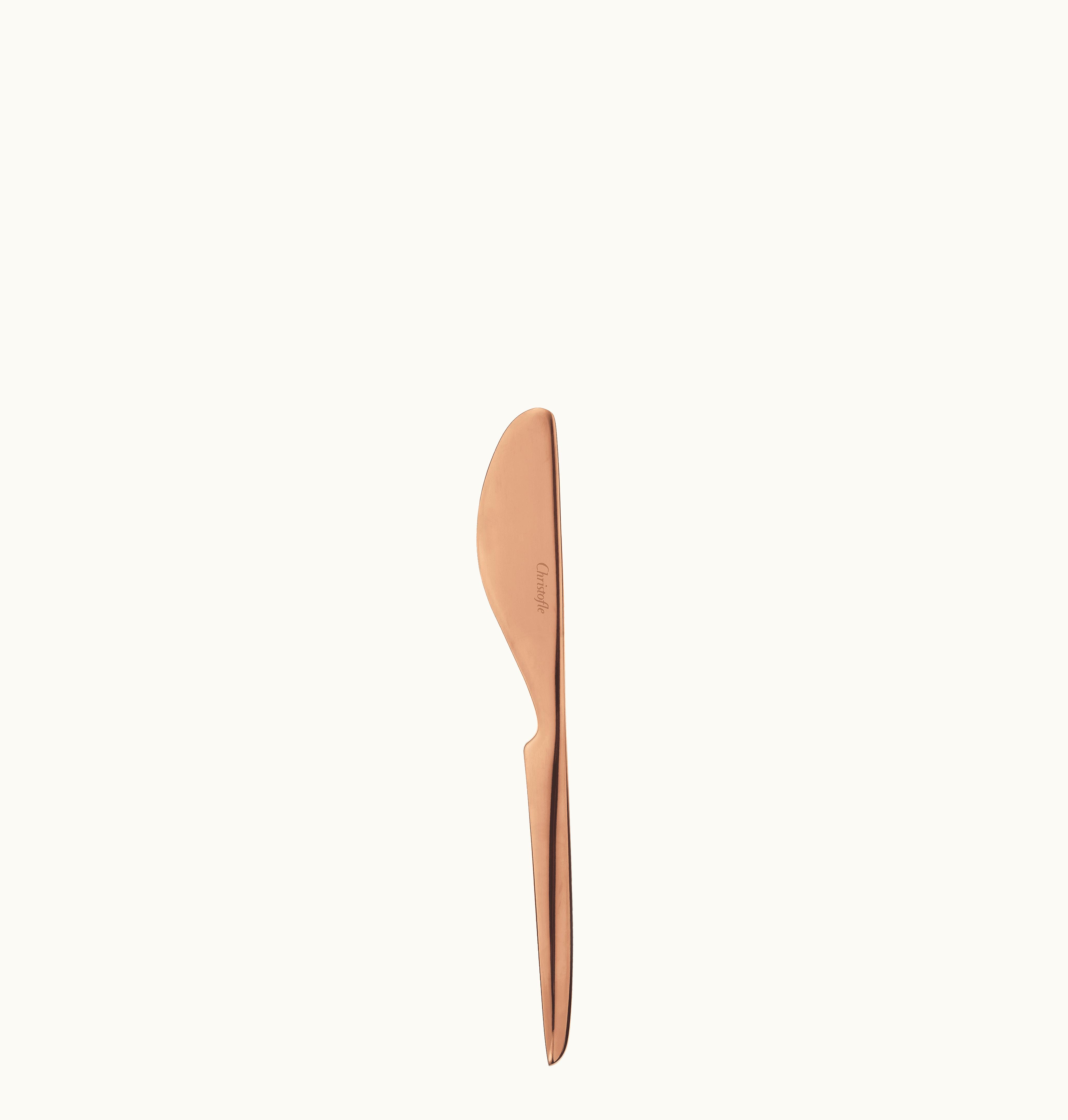 Christofle Copper Stainless Steel Butter Spreader L'Ame De Christofle