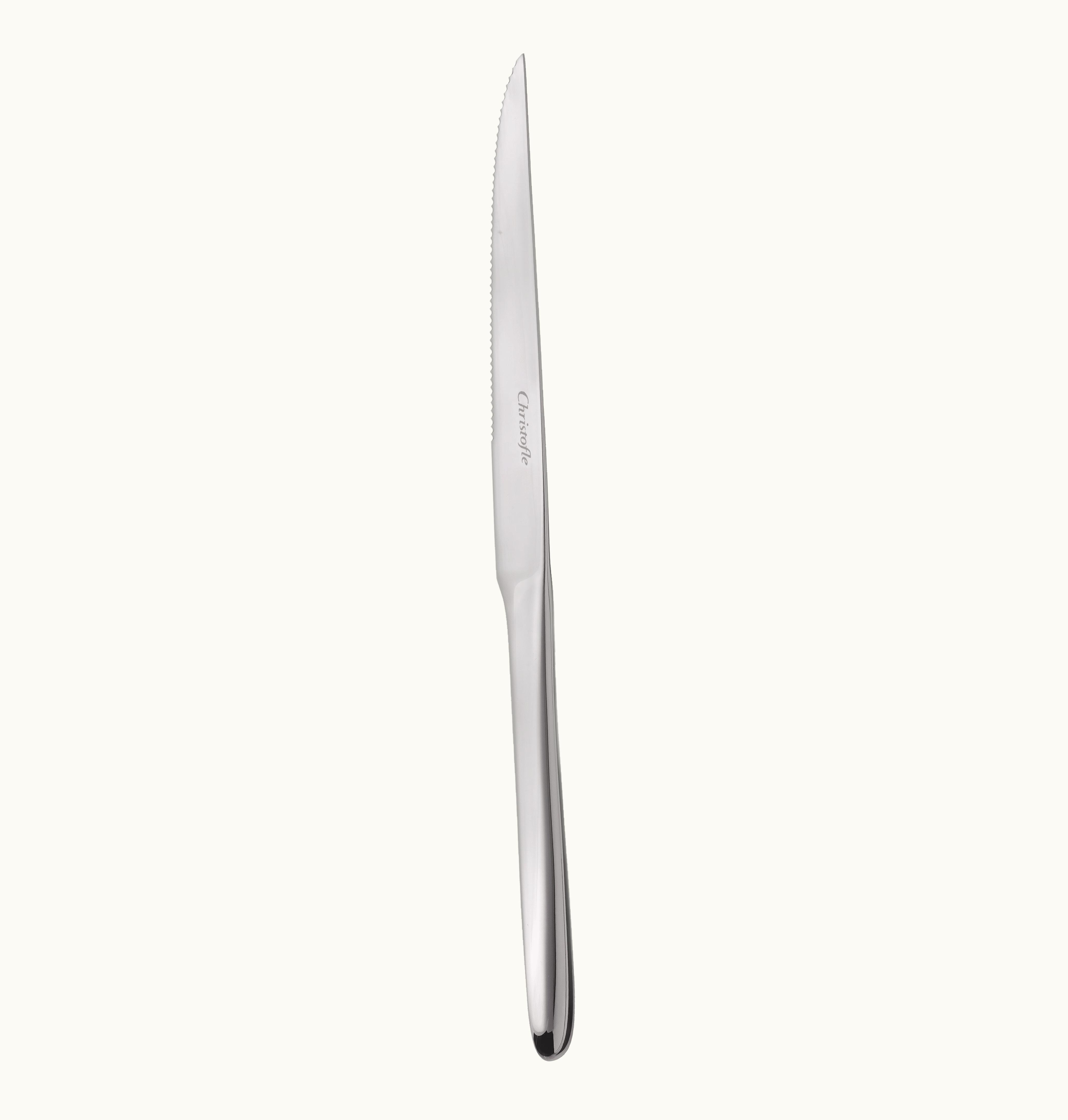 Christofle Stainless Steel Steak Knife With Serrated Blade L'Ame De Christofle