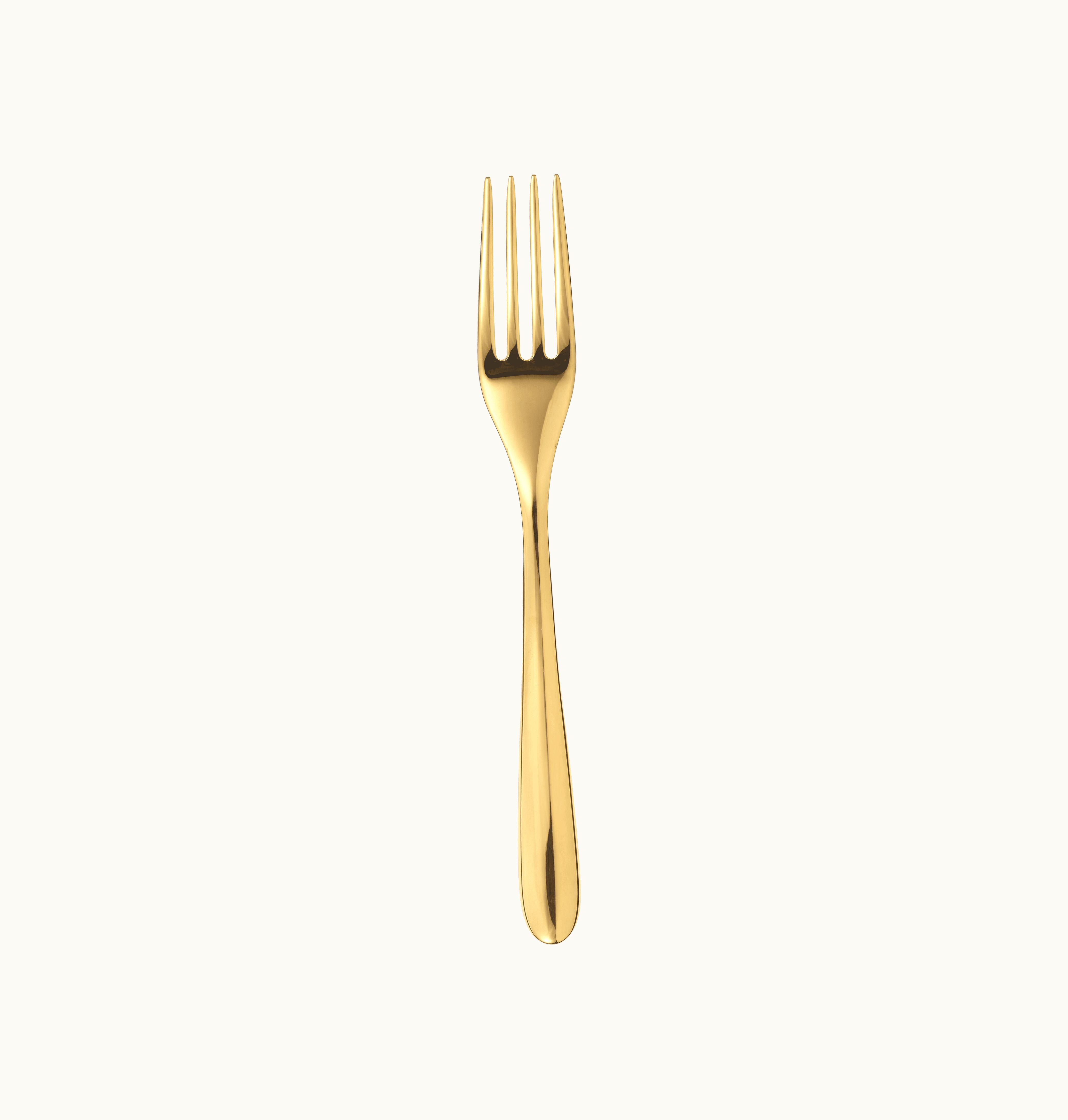 Christofle Gold Stainless Steel Dessert Fork L'Ame De Christofle