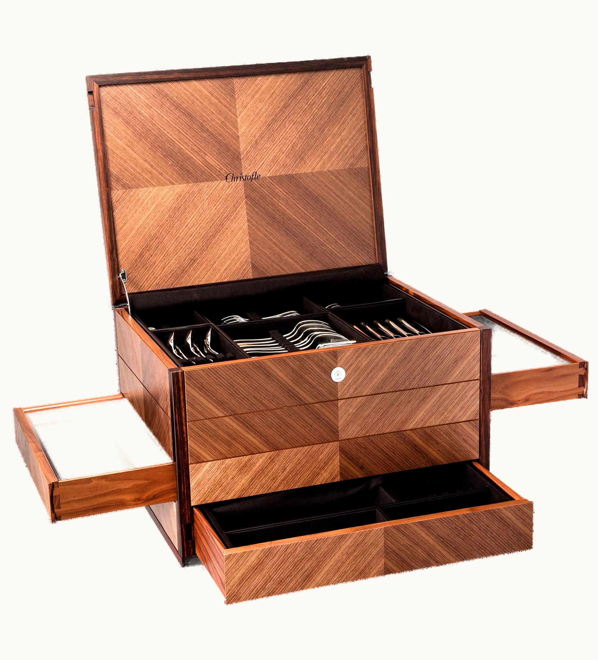 Christofle Christofle Prestige Chest, May Contain 165 Pieces, Sold Empty Prestige