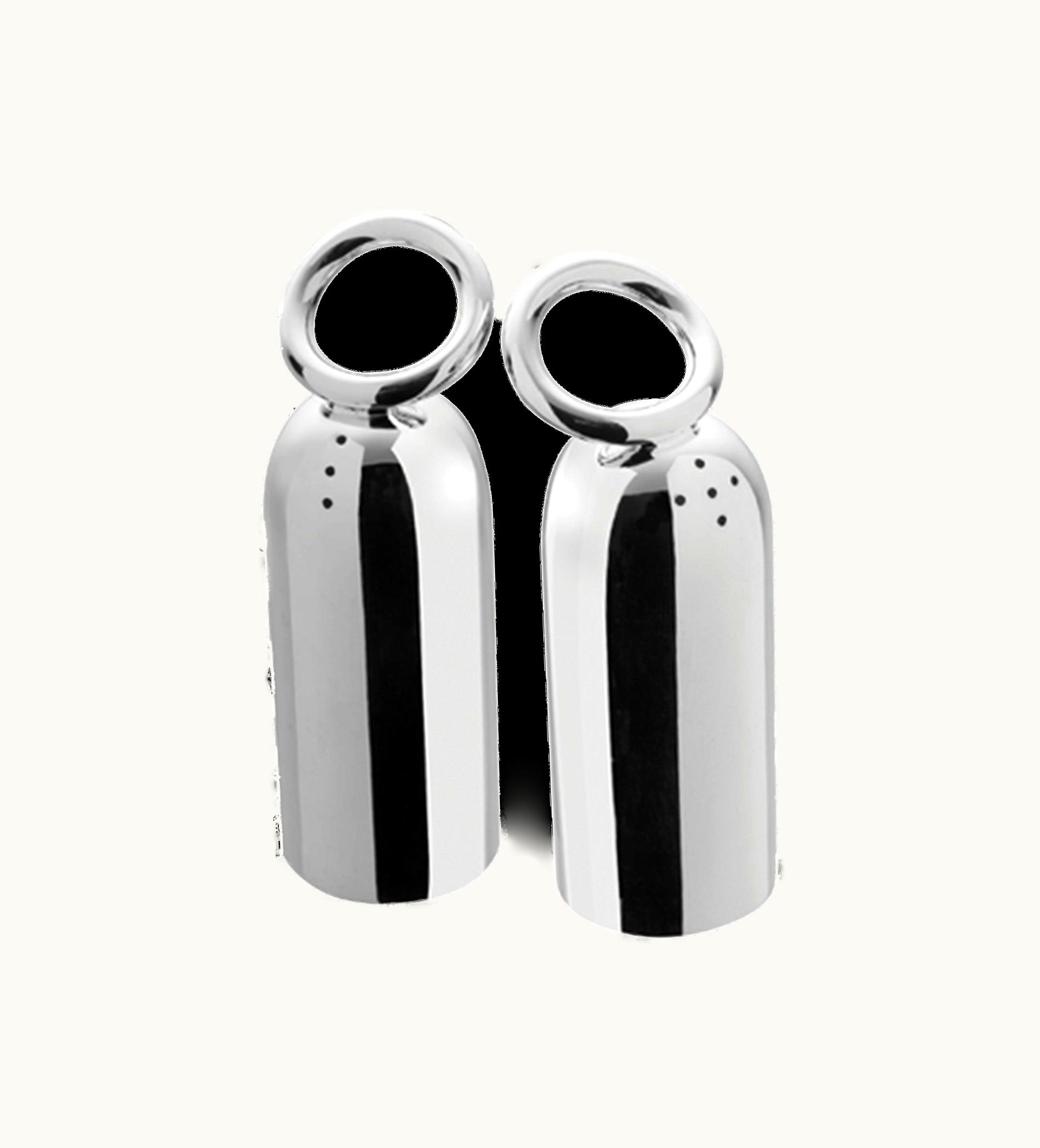 Christofle Christofle Silver-Plated Salt & Pepper Shaker Set Vertigo