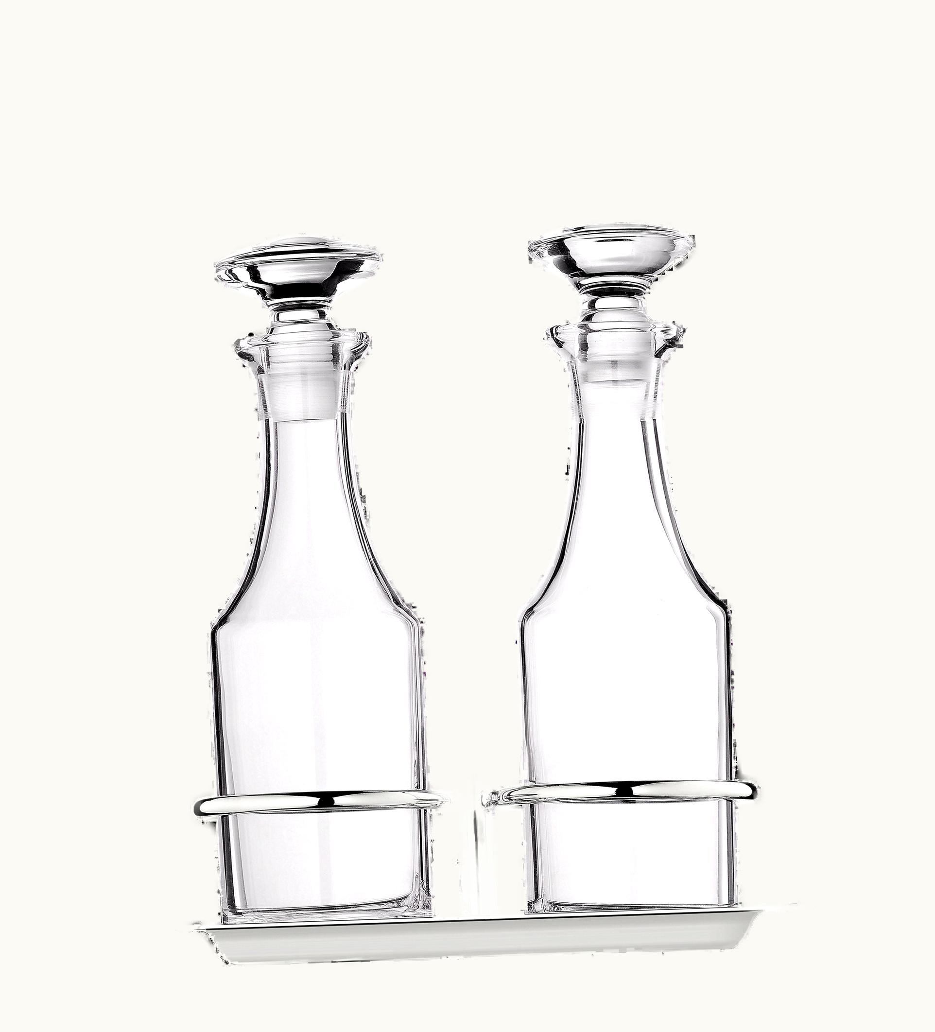 Christofle Christofle Silver-Plated Oil And Vinegar Cruet Set Albi