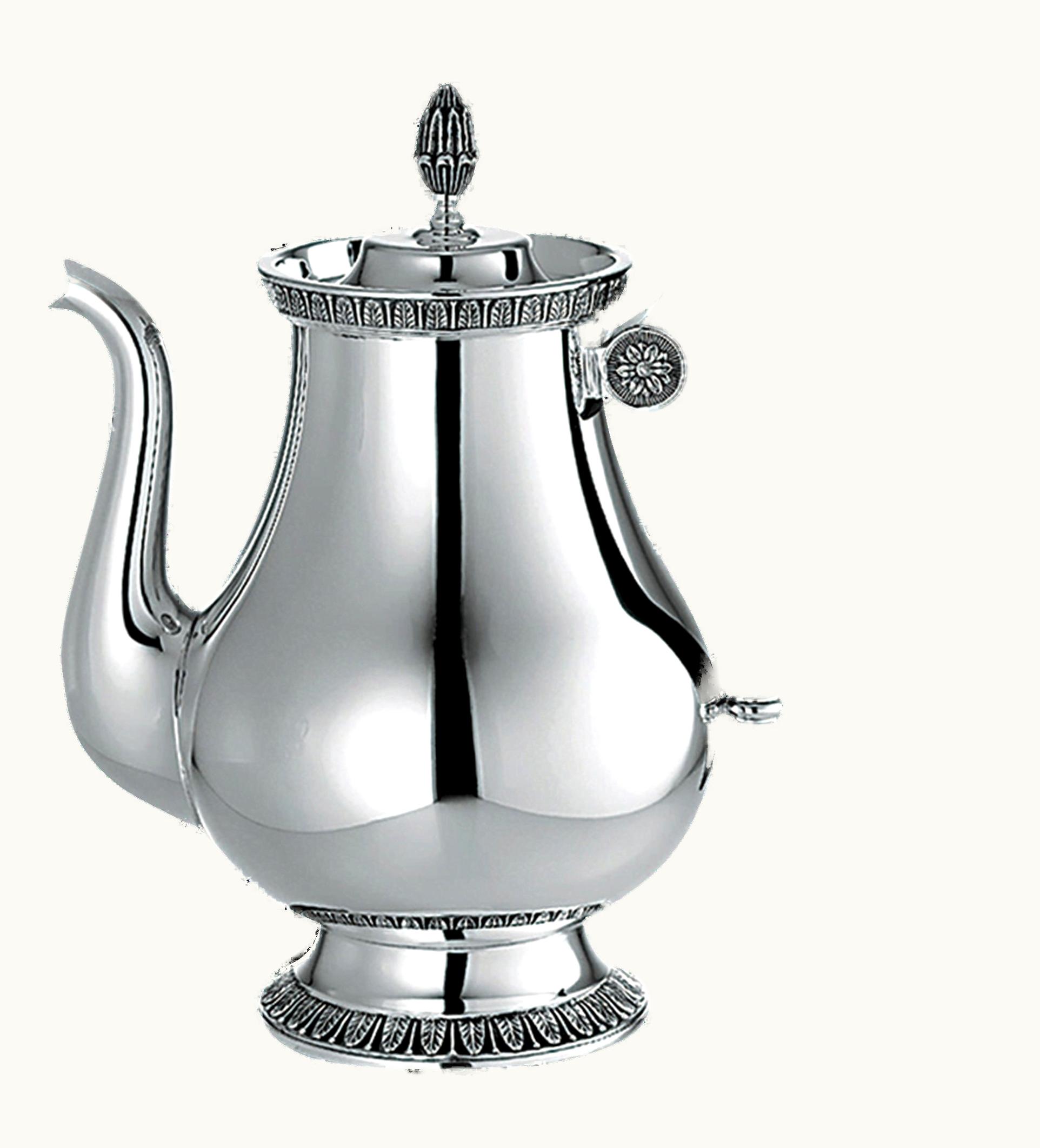 Christofle Christofle Silver Plated Tea Pot, 8 Cups Malmaison Malmaison