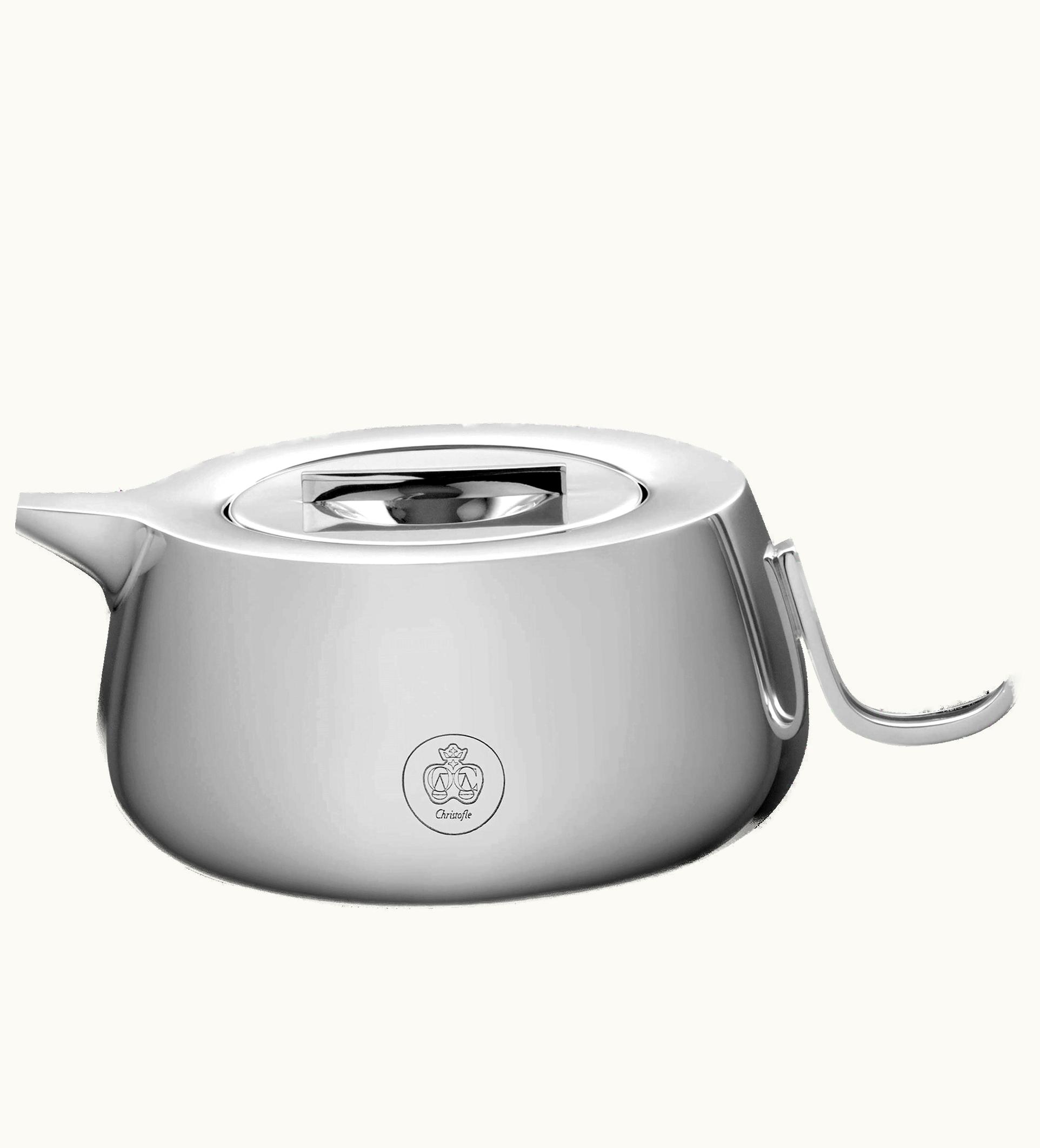 Christofle Christofle Silver Plated Tea Pot Silver Time Silver Time