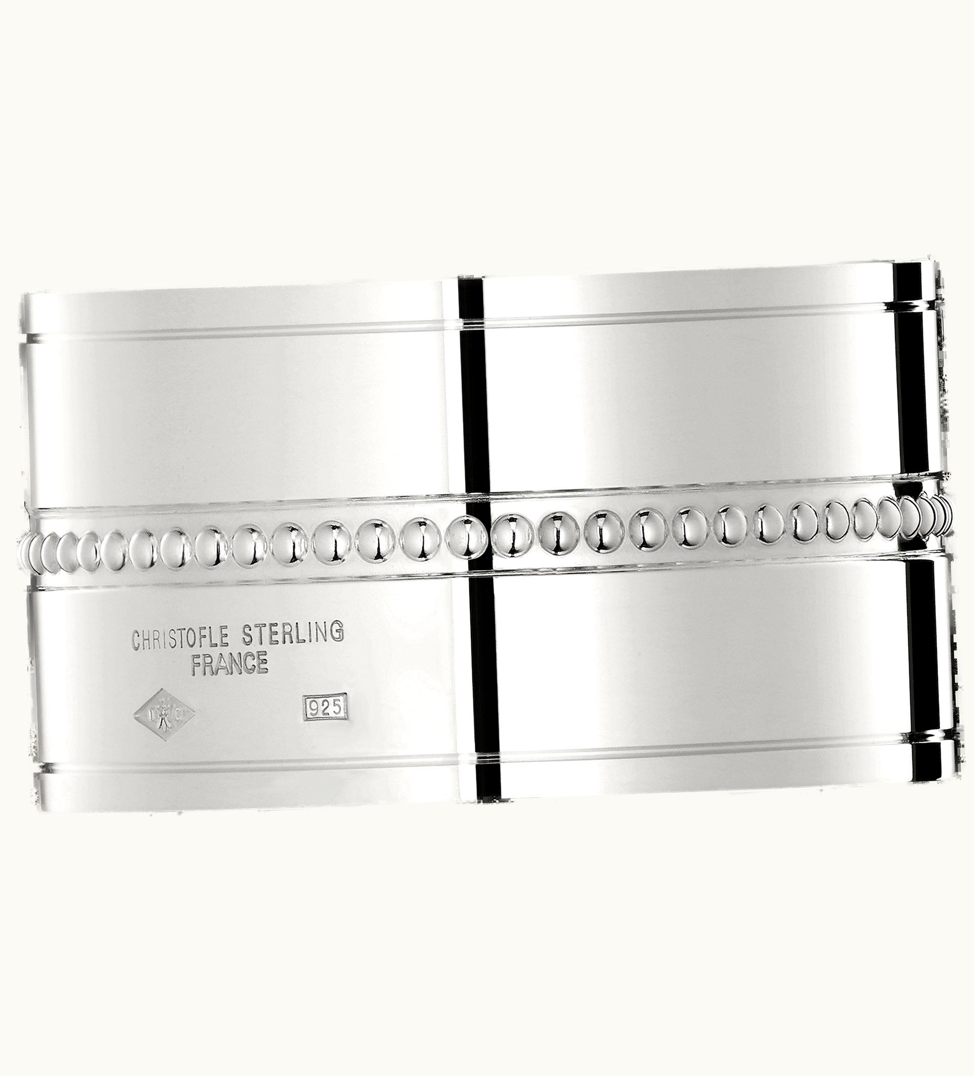 Christofle Christofle Sterling Silver Napkin Ring Perles