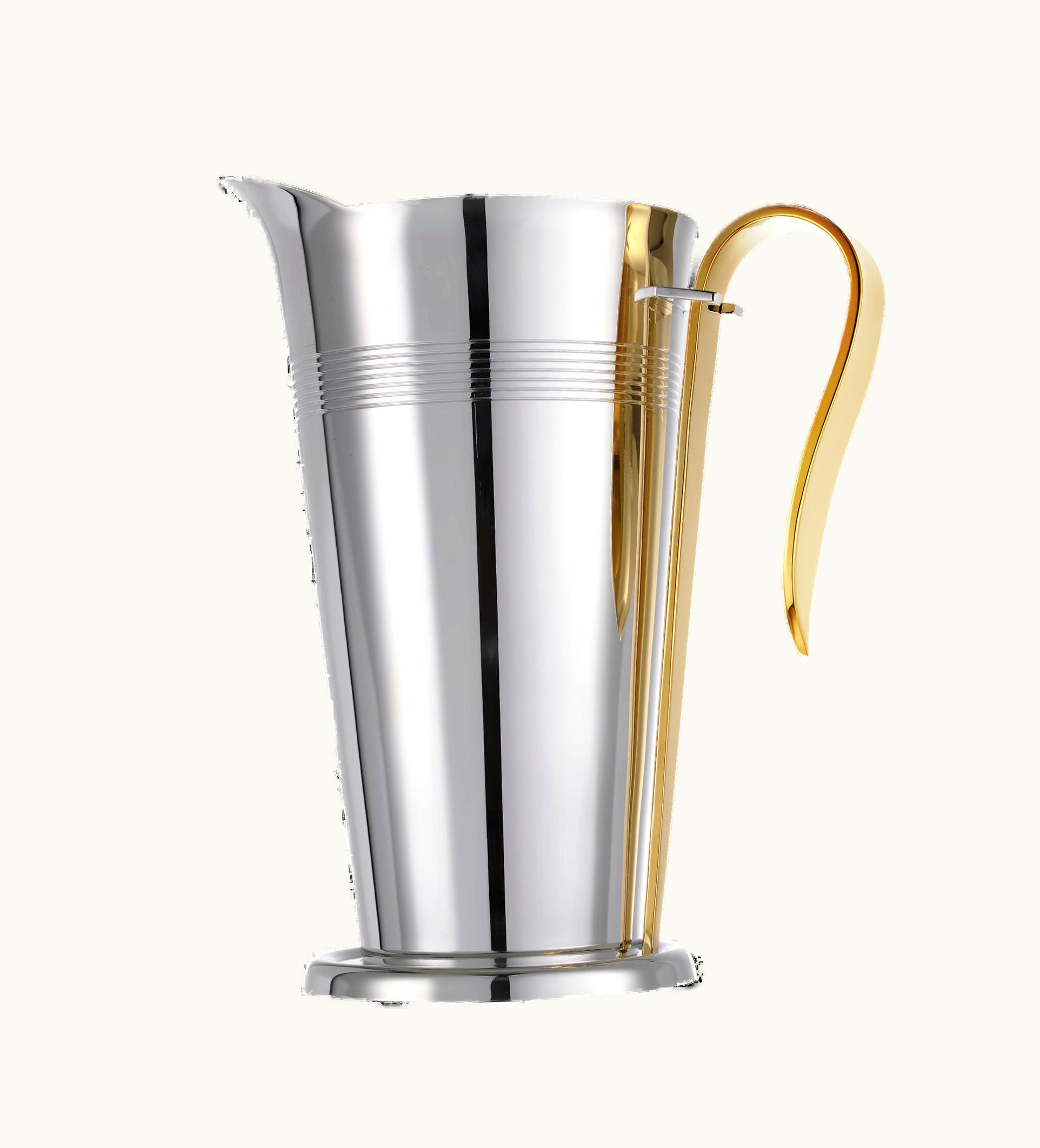 Christofle Christofle Silver-plated Water Pitcher With Gilded Handle Fjerdingstad