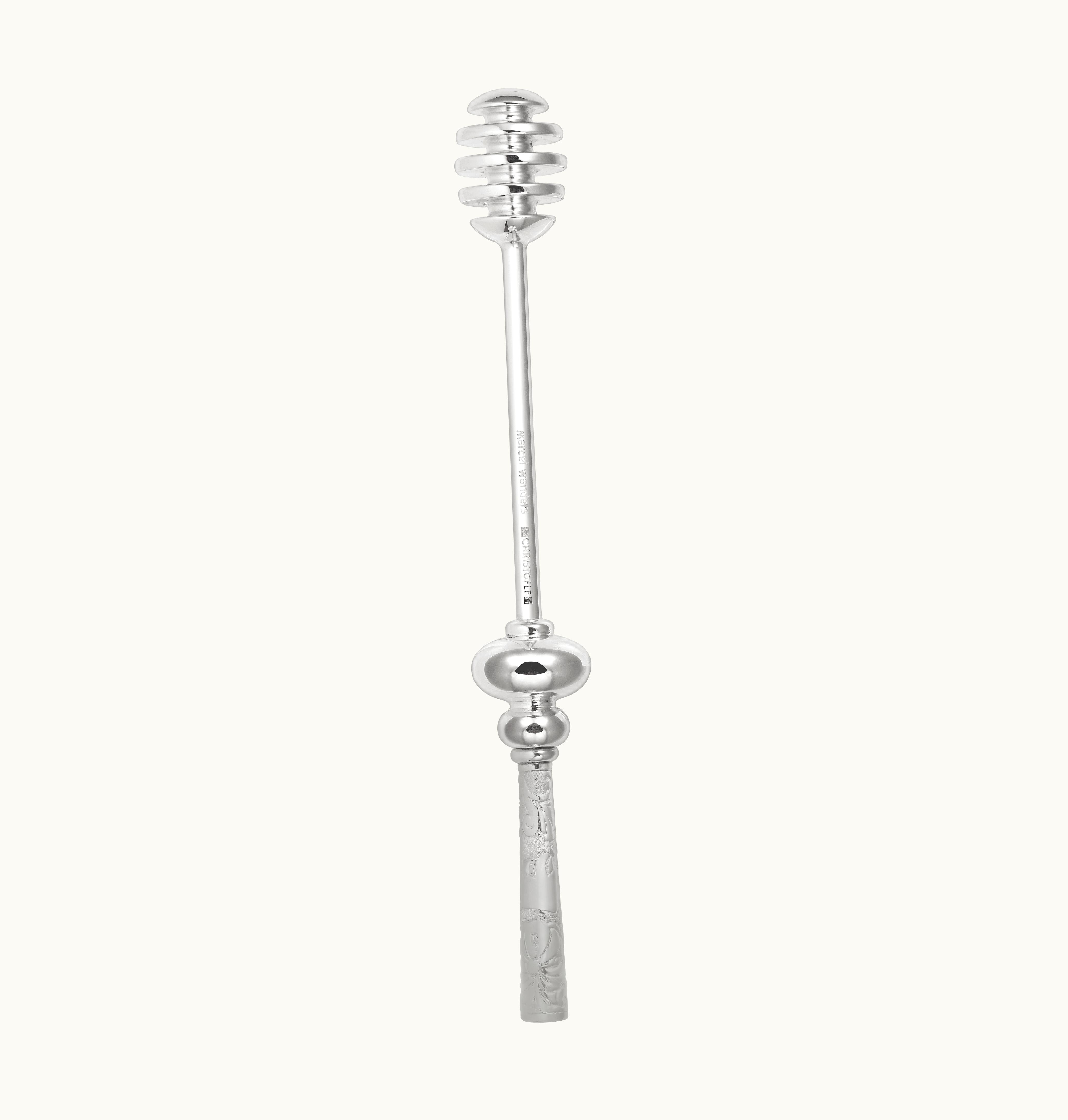 Christofle Christofle Silver Plated Honey Spoon Jardin d'Eden