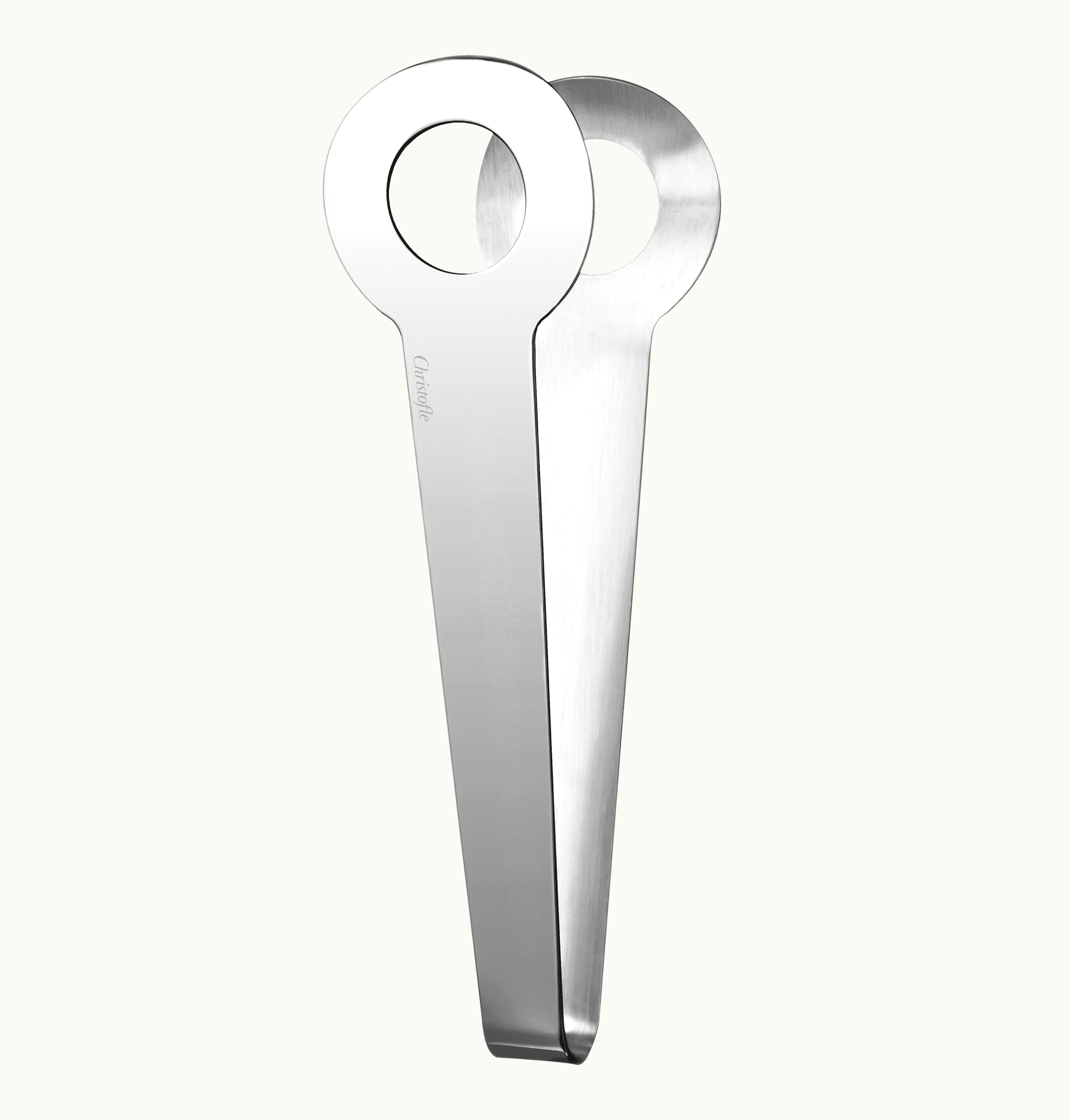 Christofle Stainless Steel Ice Tongs Oh De Christofle