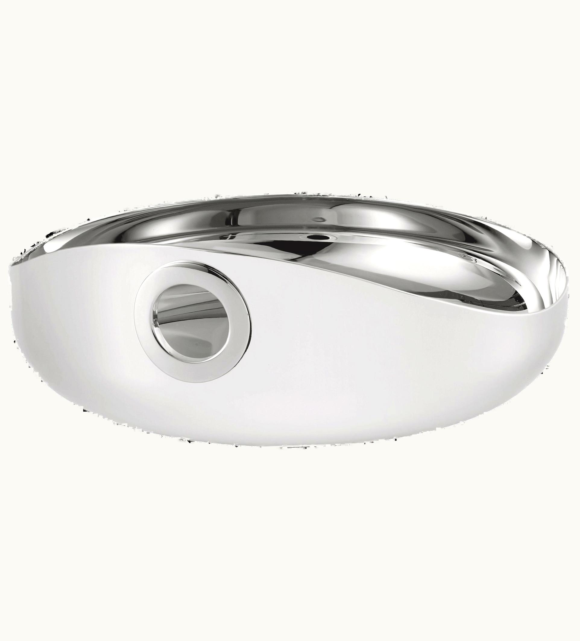 Christofle Large Stainless Steel Bowl Oh De Christofle
