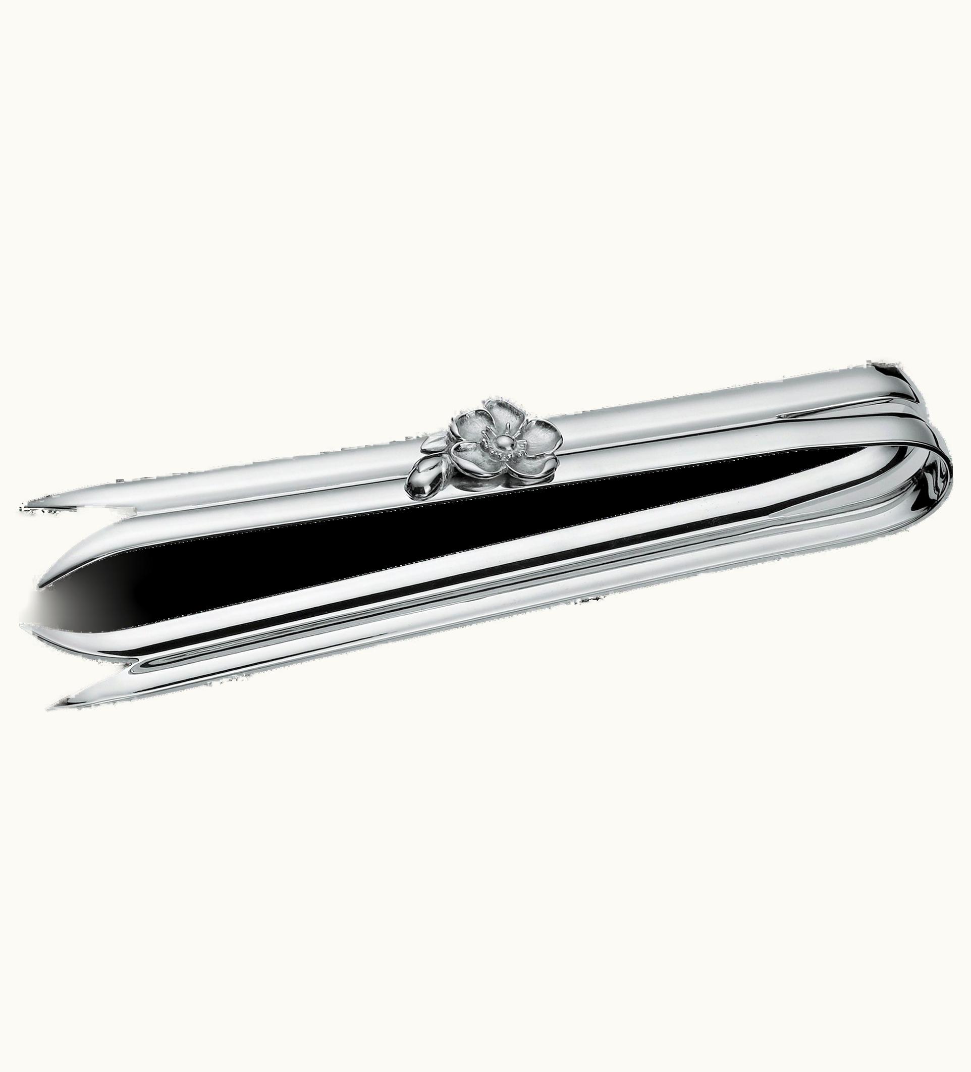 Christofle Christofle Silver-Plated Ice Tongs Anemone