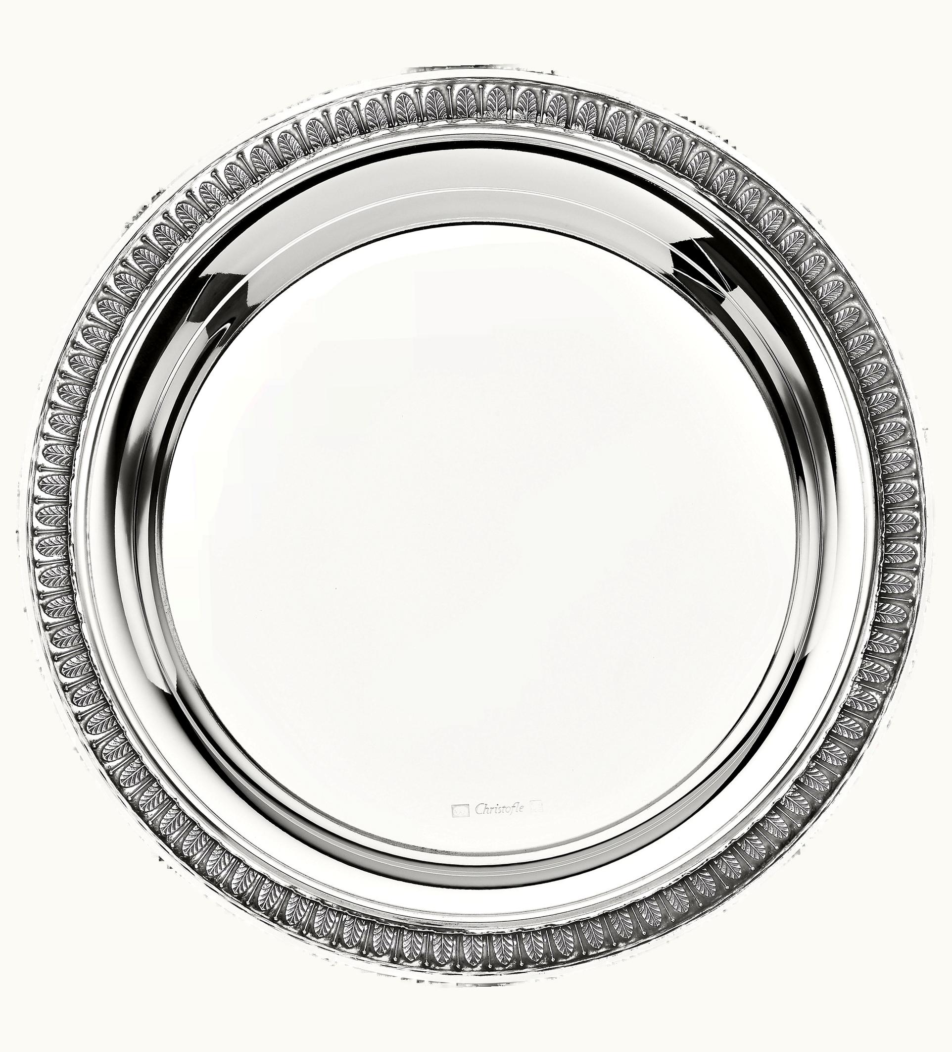 Christofle Christofle Silver-Plated Bottle / Carafe Coaster Malmaison