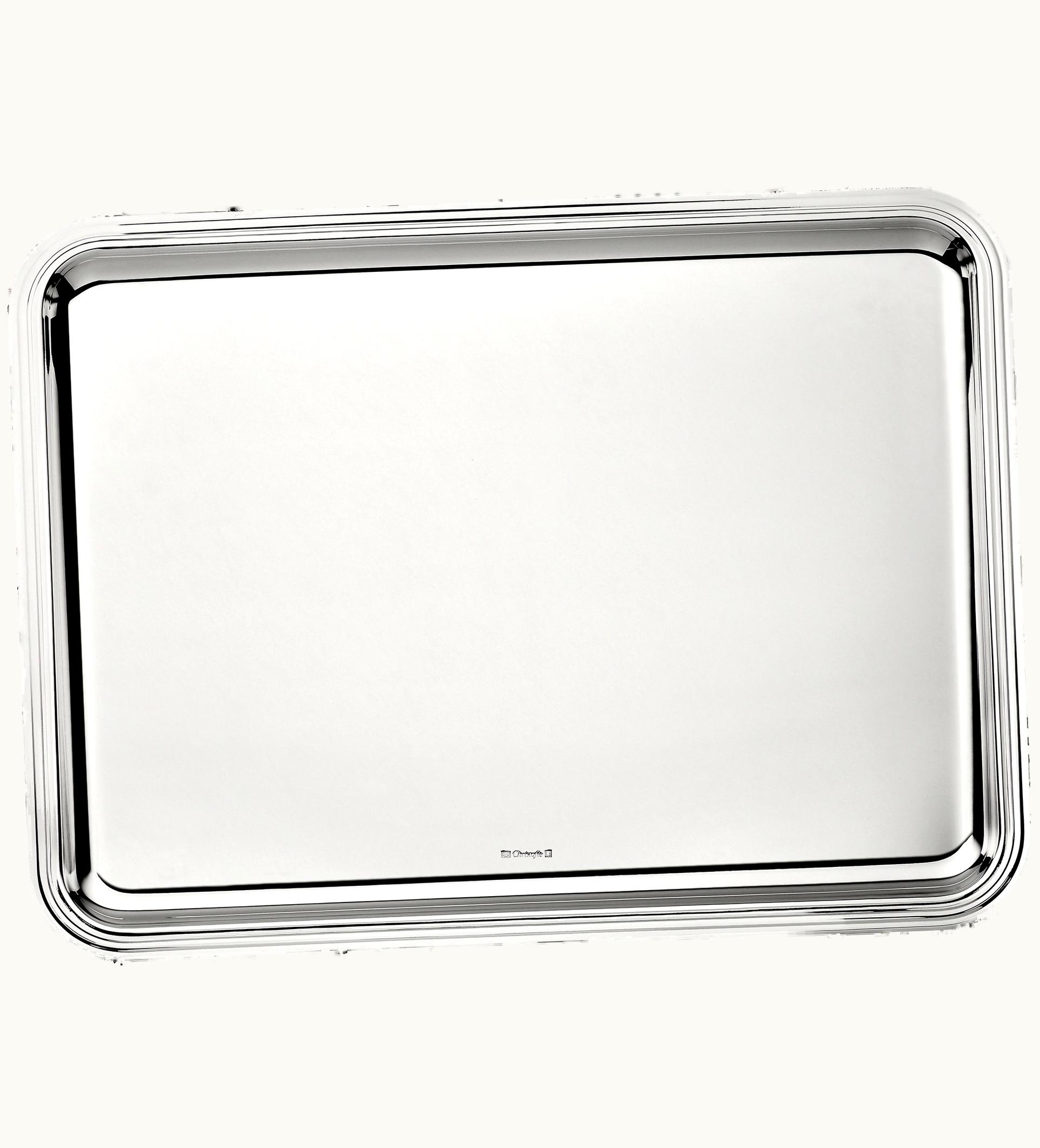 Christofle Christofle Large Silver-Plated Rectangular Tray - 43 X 31 CM Albi