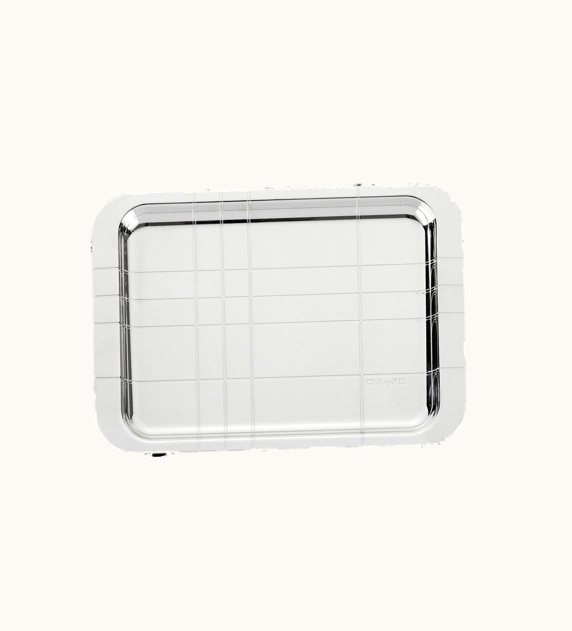 Christofle Christofle Silver-plated Rectangular Tray - 22 X 16 CM Graphik