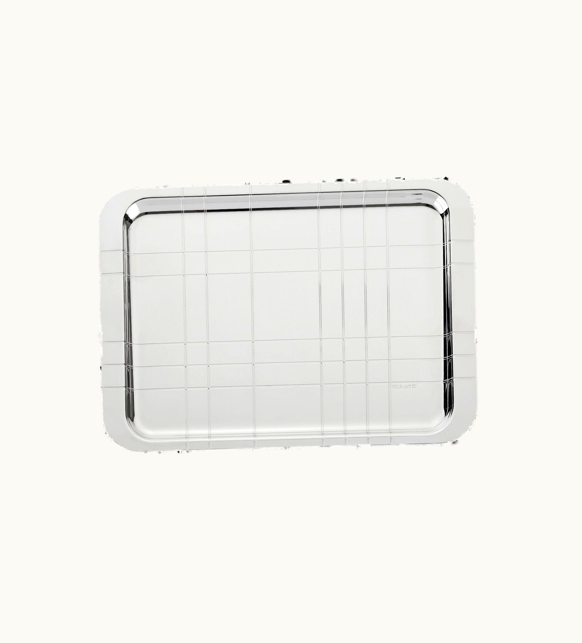 Christofle Christofle Silver-plated Rectangular Tray - 21 X 30 CM Graphik