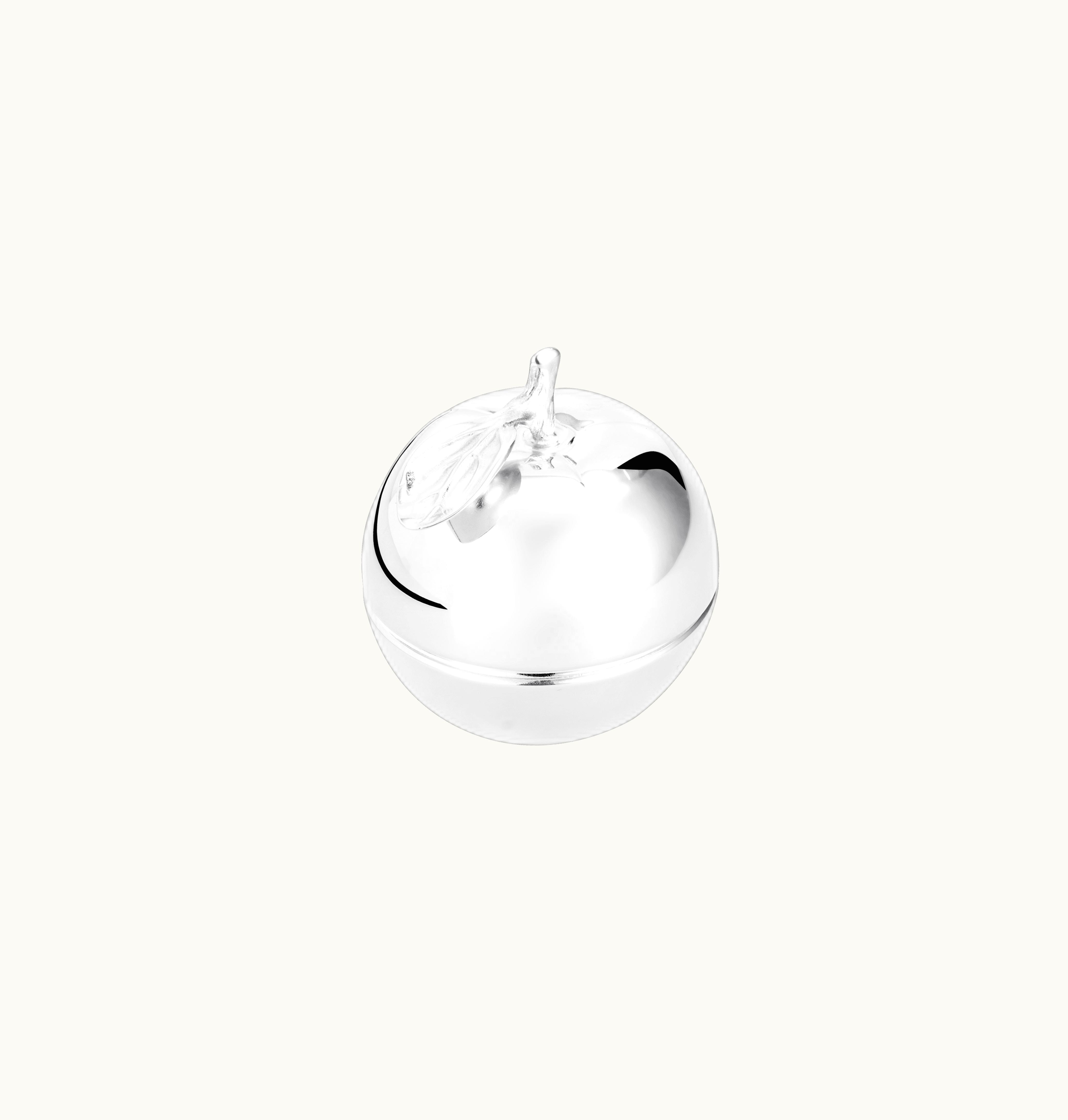 Christofle Christofle Silver-Plated Apple Trinket Box Bonbonnière
