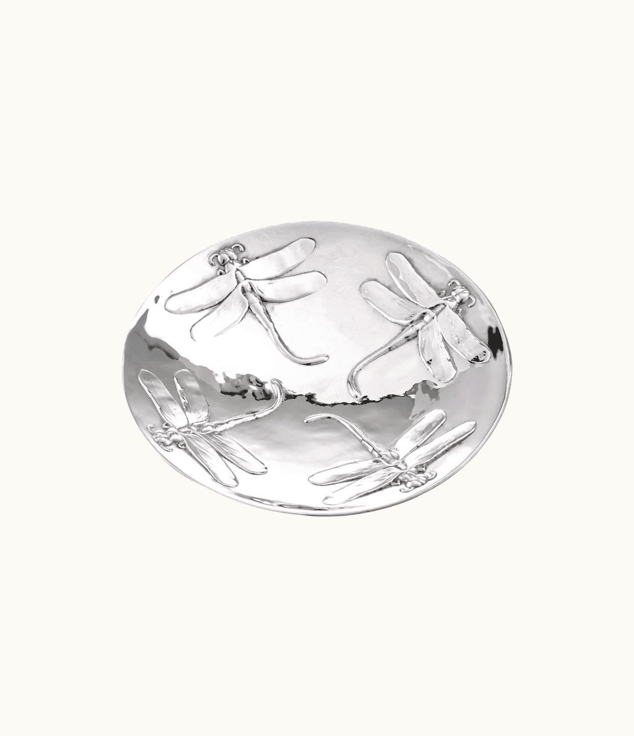 Christofle Christofle Silver-Plated Dragonfly Bowl Gallia