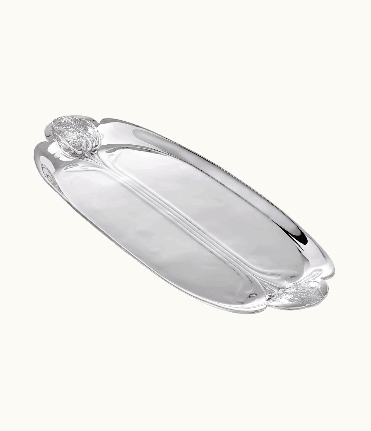 Christofle Christofle Silver-Plated Thistle Mail Tray Gallia