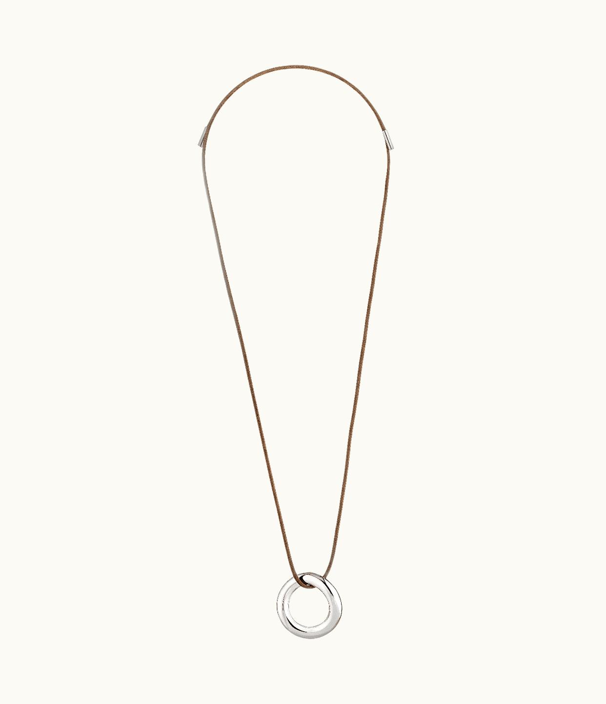 Christofle Sterling Silver Pendant Necklace Idole De Christofle