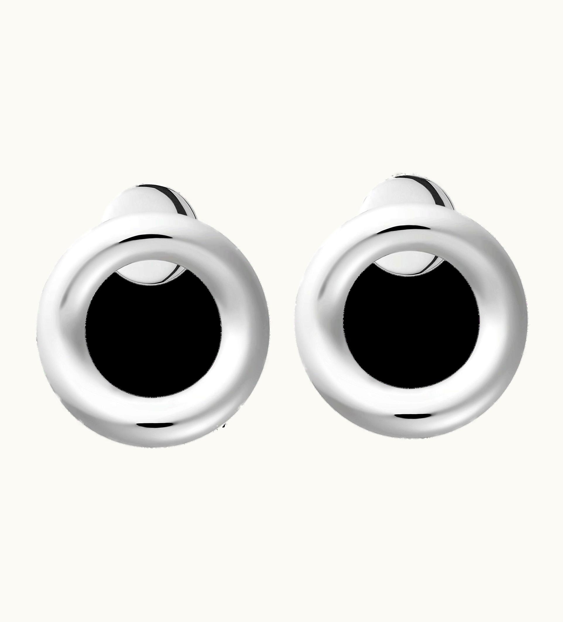 Christofle Sterling Silver Stud Earrings Idole De Christofle