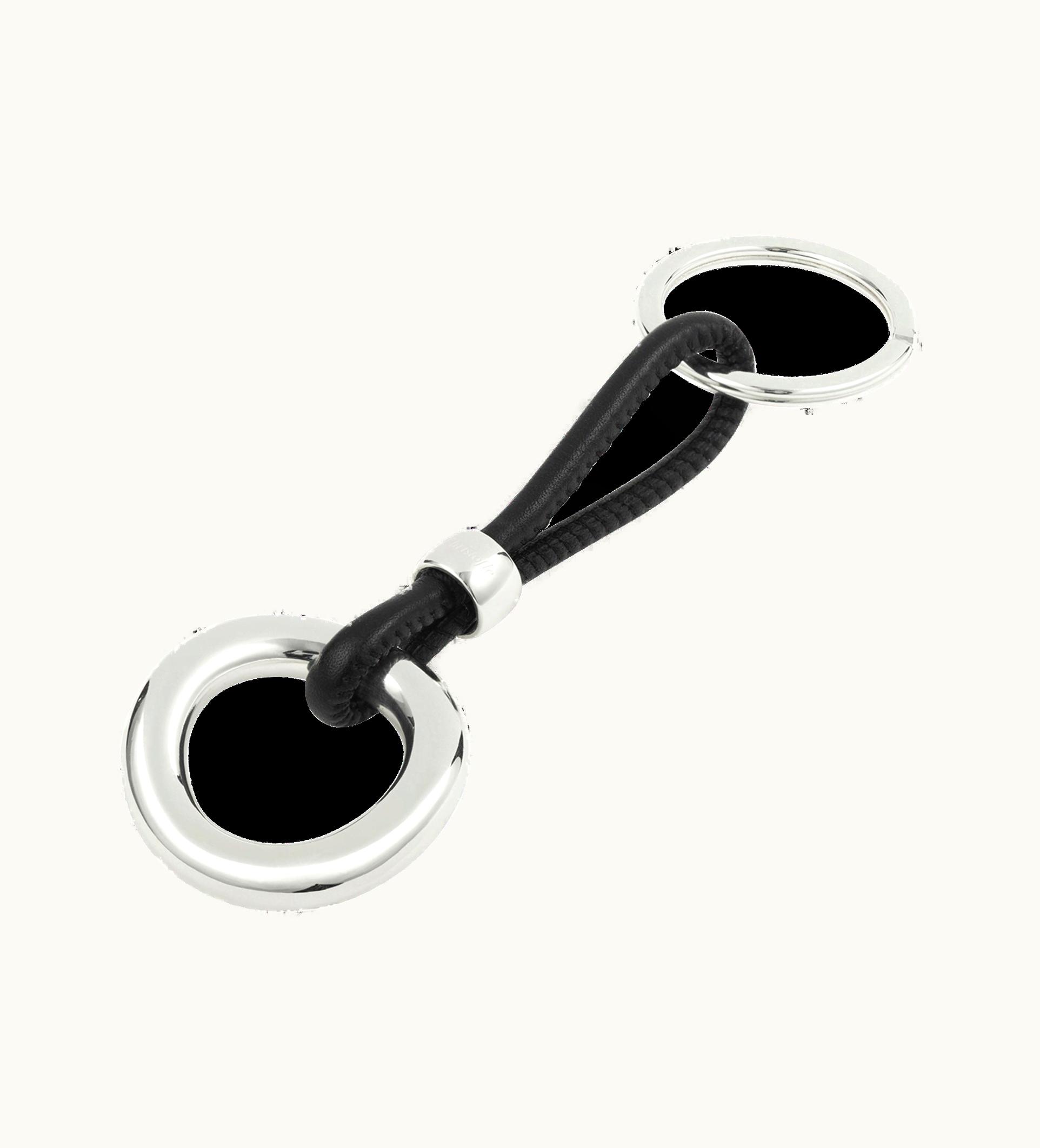 Christofle Silver-Plated Key Ring Idole De Christofle