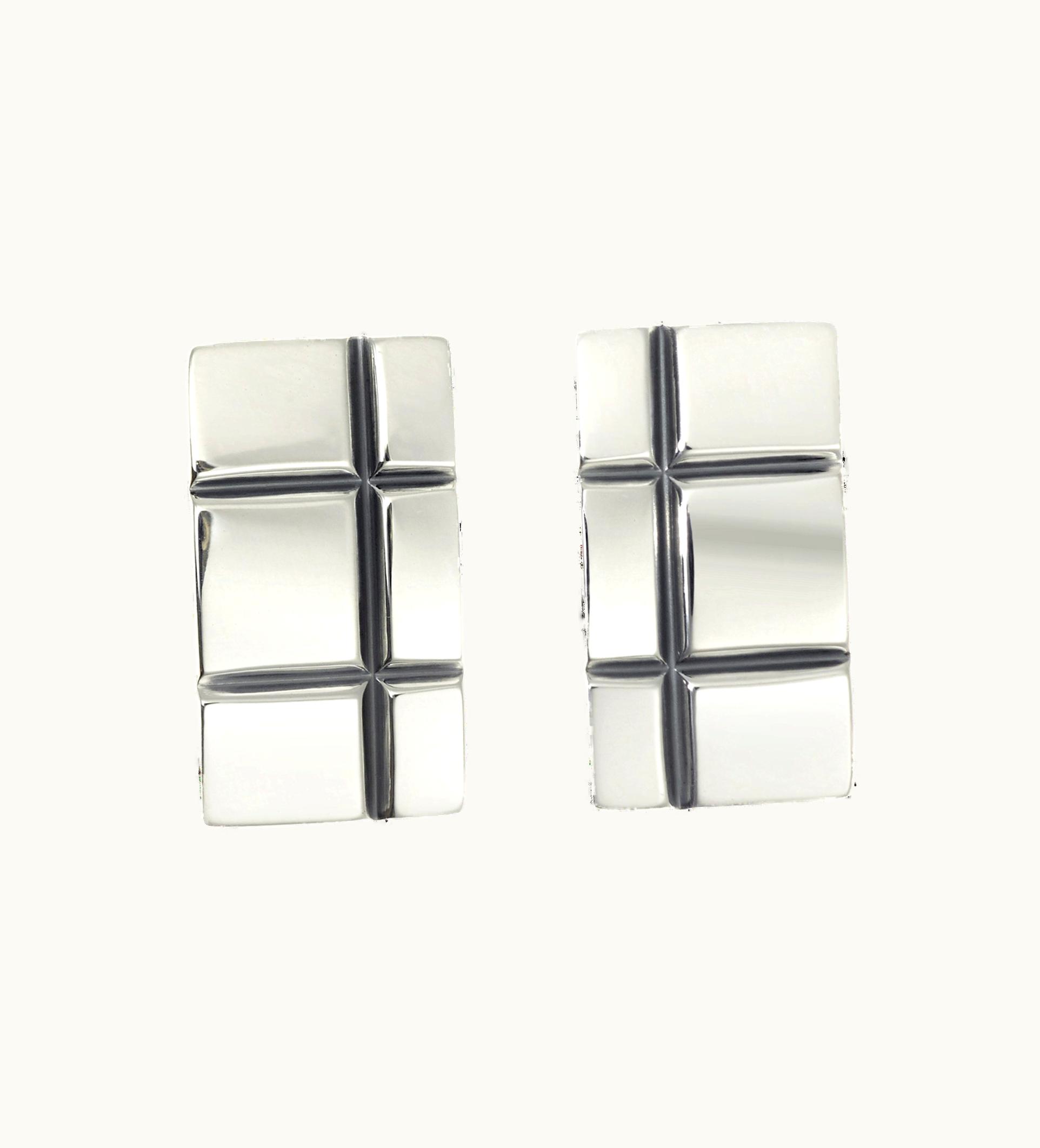 Christofle Christofle Sterling Silver Cufflinks Graphik