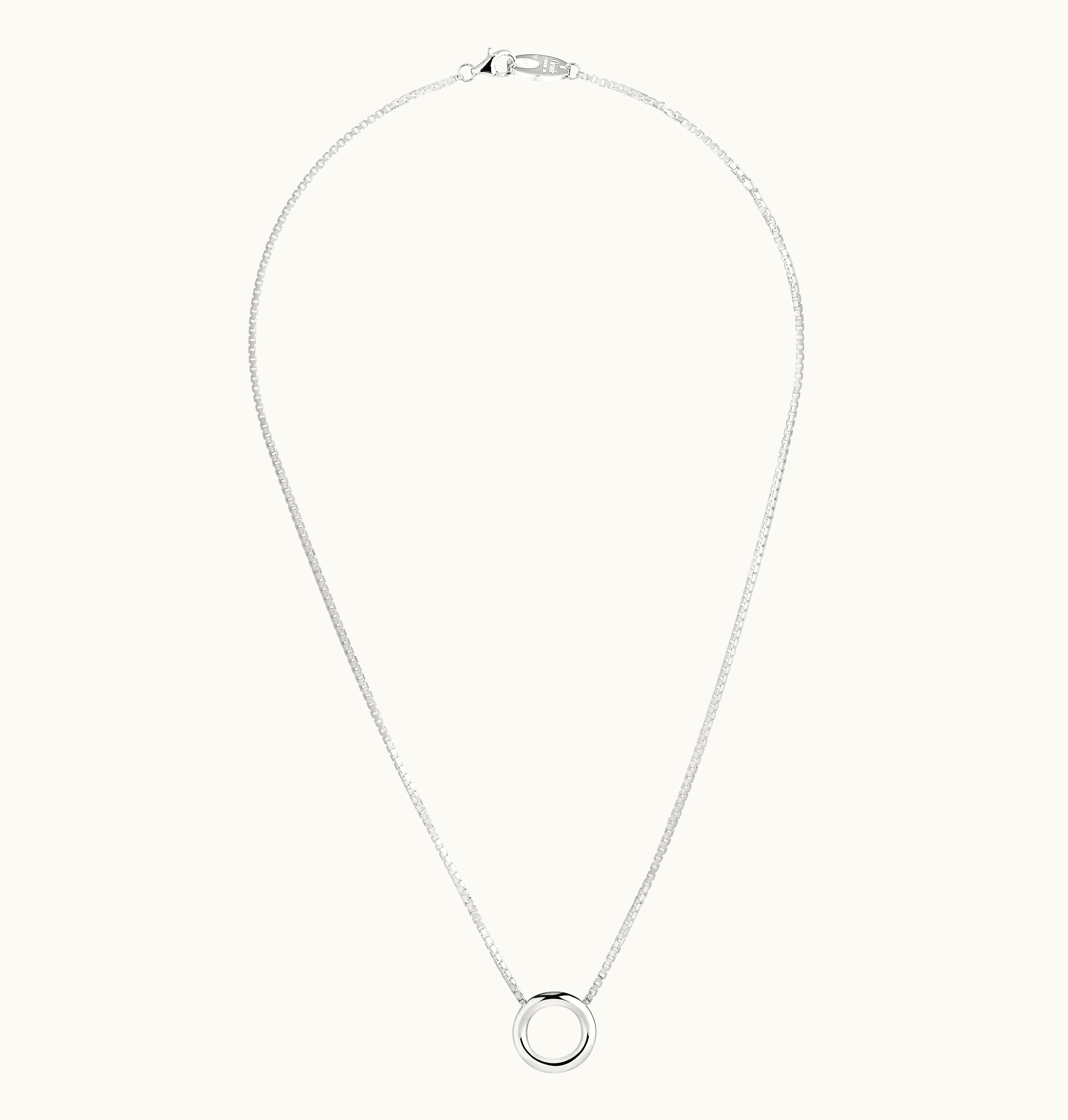Christofle Sterling Silver Ring Necklace Idole De Christofle
