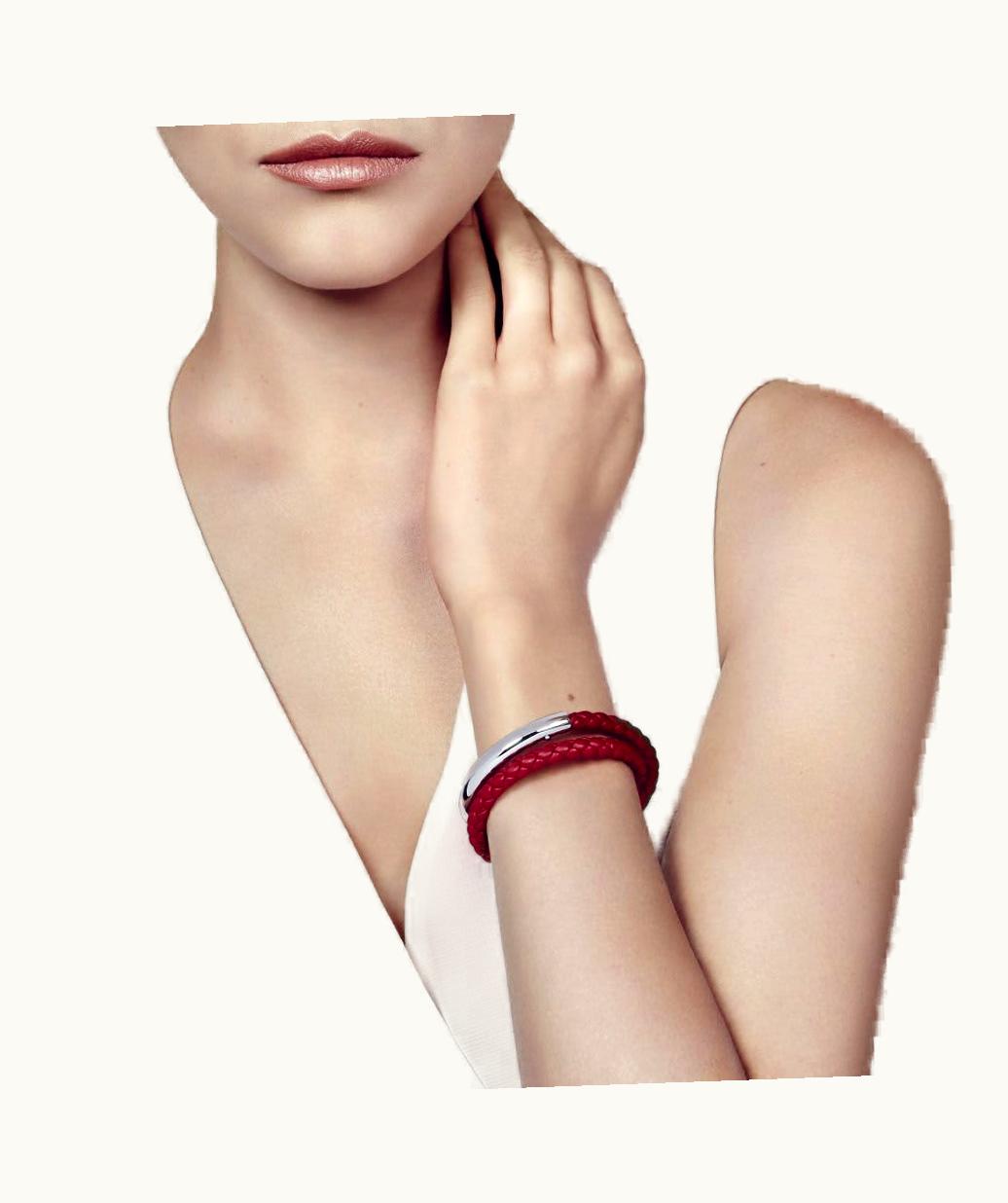 Christofle Christofle Compose Your Leather Bracelet Duo Complice