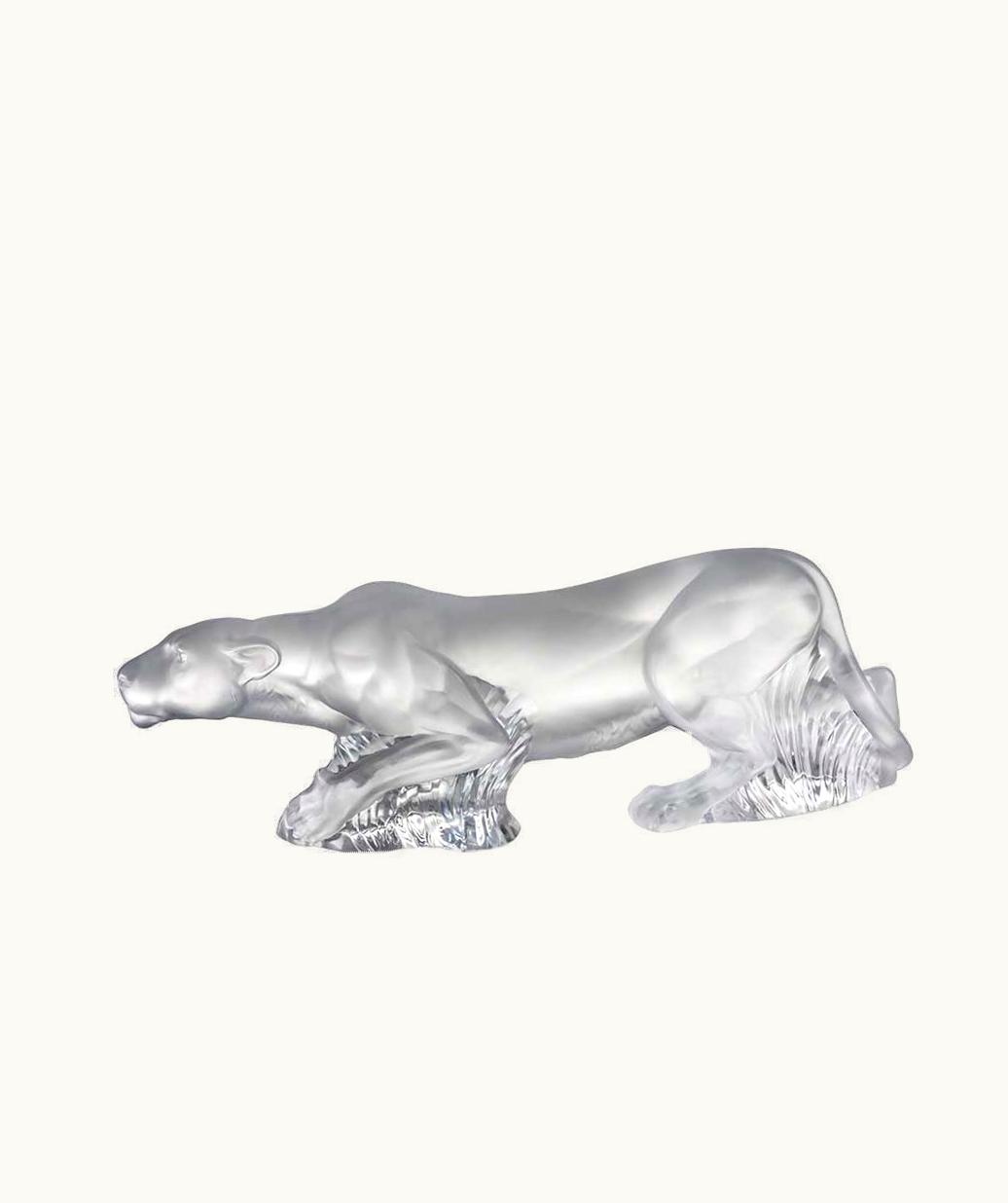 Lalique Lalique Timbavati Lioness Sculpture - Clear Crystal