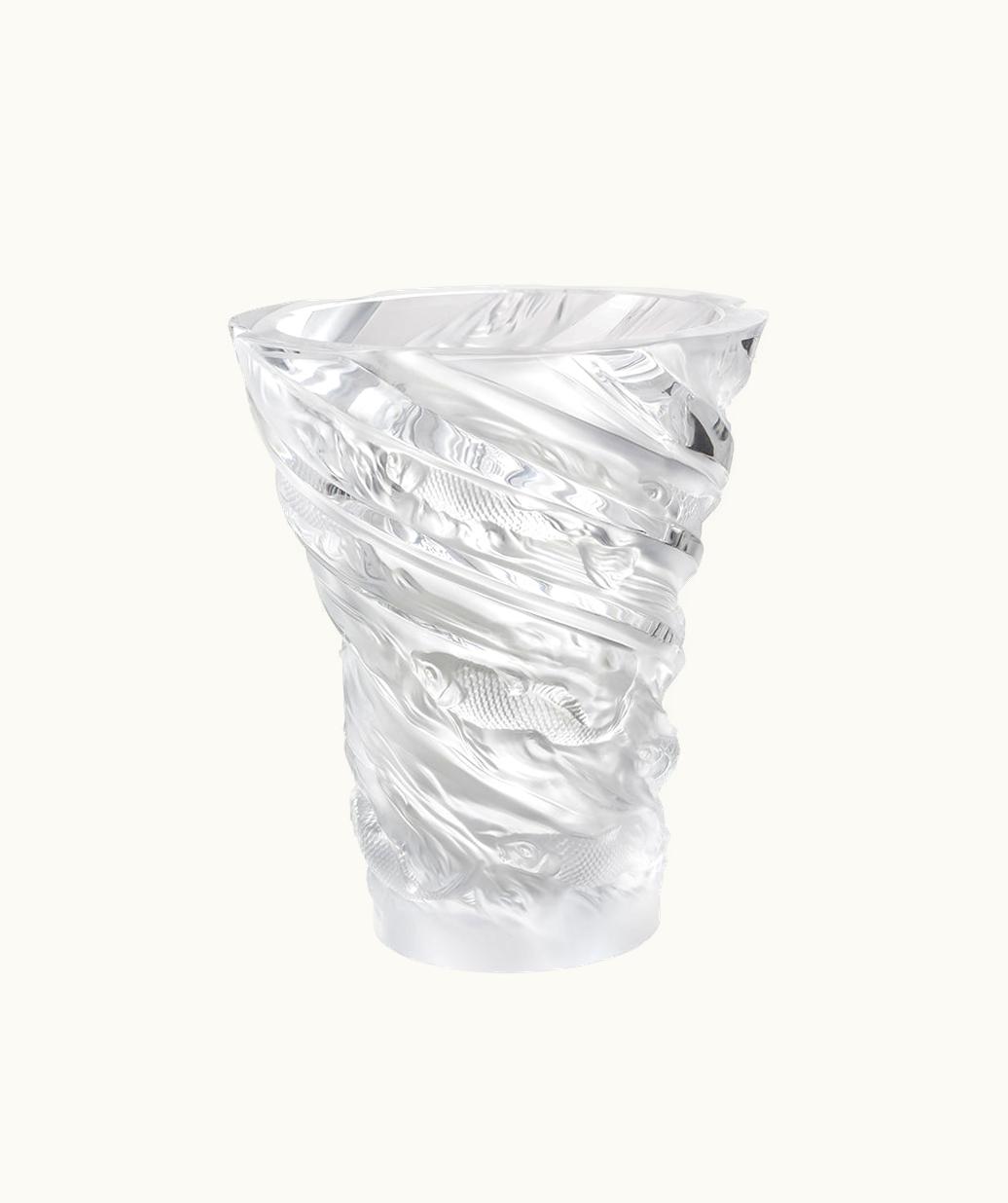 Lalique Lalique Carpes Koi Vase - Clear Crystal