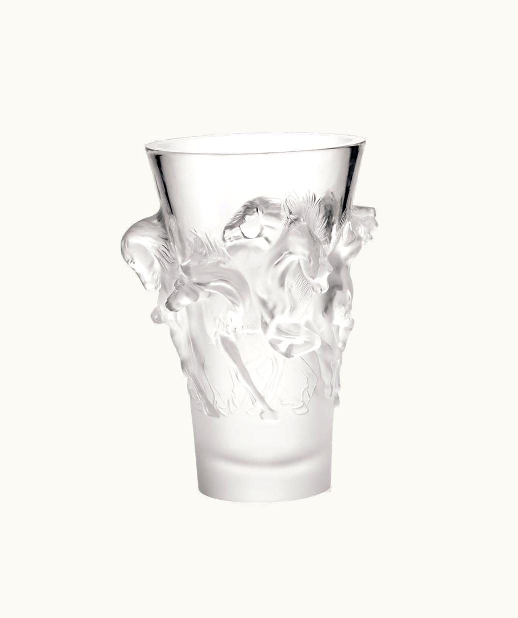 Lalique Lalique Equus Vase - Clear Crystal
