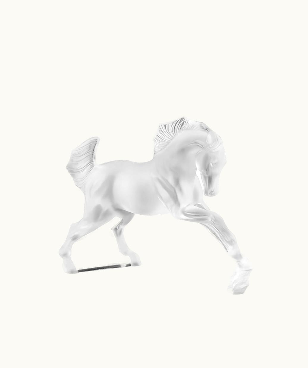 Lalique Lalique Horse Sculpture - Clear Crystal