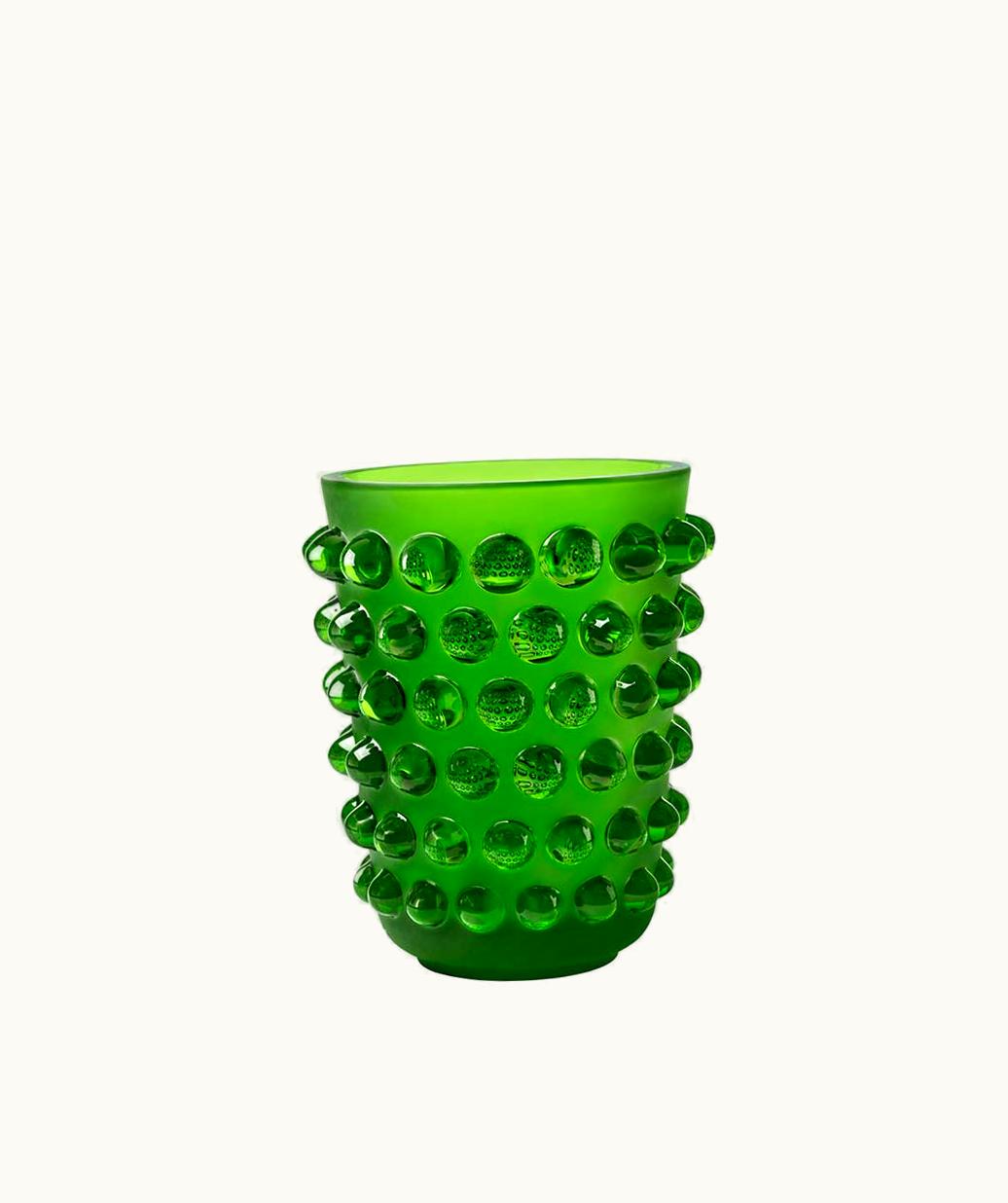 Lalique Lalique Mossi Vase - Green Amazon Crystal