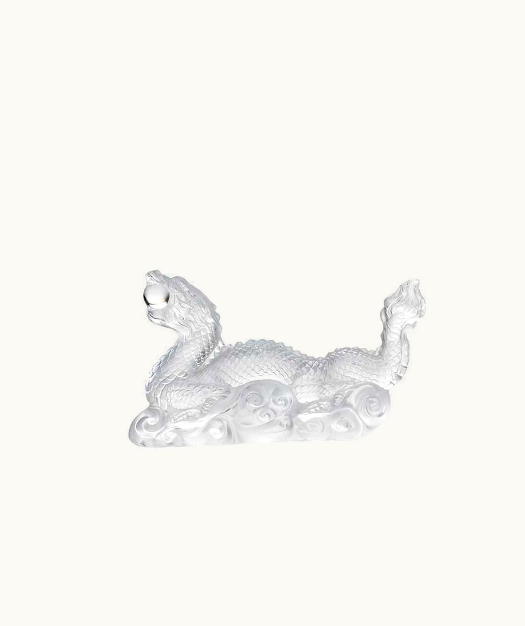 Lalique Lalique Tianlong Dragon Sculpture - Clear Crystal