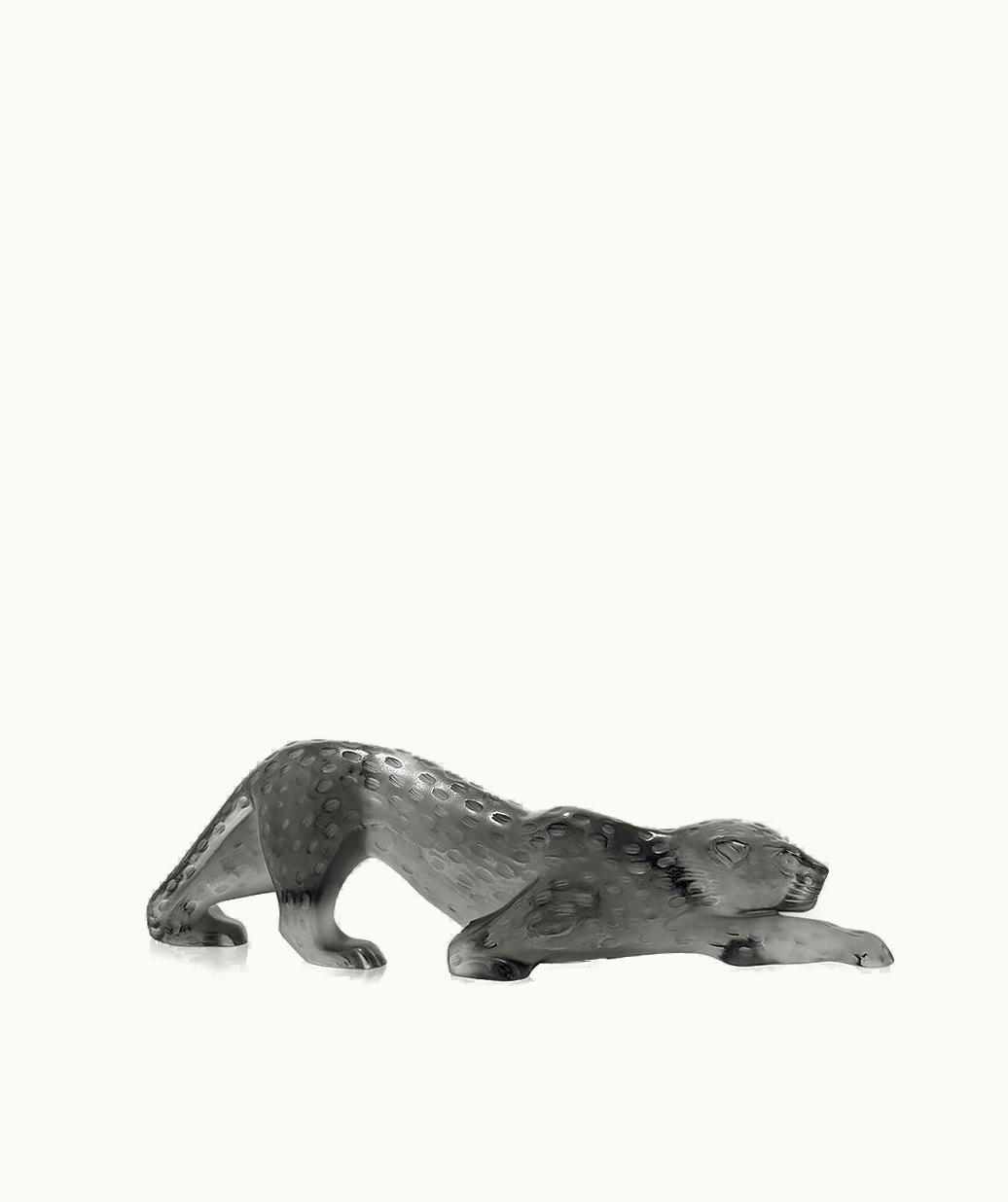 Lalique Lalique Zeila Panther Large Sculpture - Grey Crystal