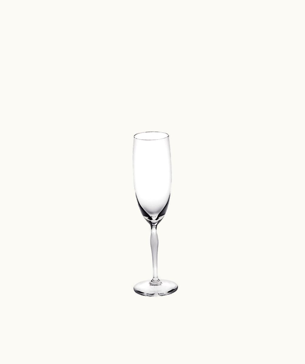 Lalique Lalique 100 Points Champagne Glass - 100 Points By James Suckling, Clear Crystal