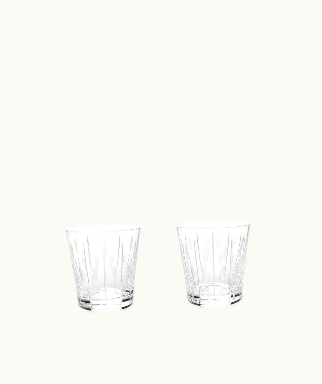 Lalique Lalique Lotus, 2 Tumblers Set 20 Cl - Clear Crystal | Dew And Drops Motifs