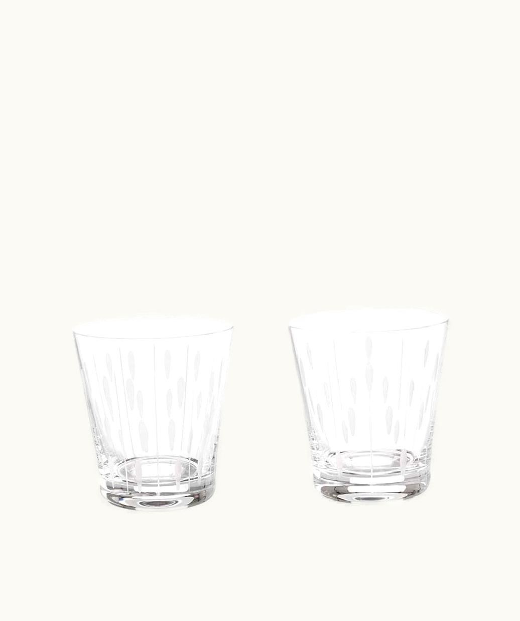 Lalique Lalique Lotus, 2 Tumblers Set 30 Cl - Clear Crystal | Motives Drops And Dew