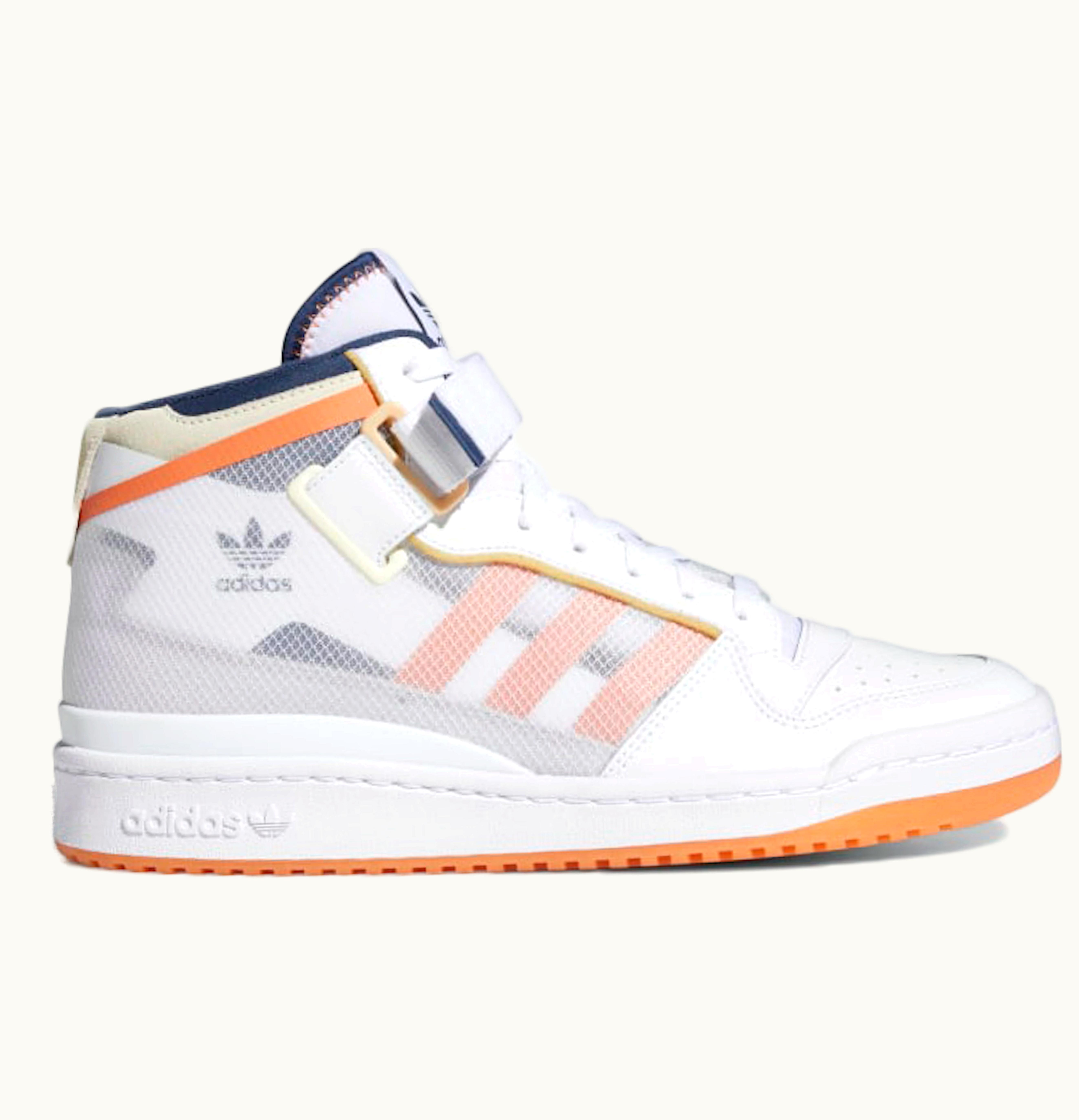 Adidas adidas Forum Mid TT White Acid Orange
