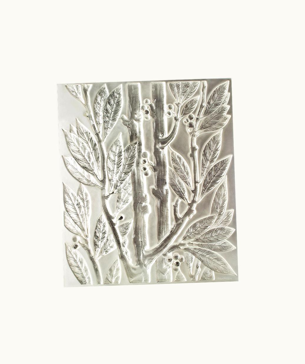 Lalique Lalique Lauriers Decorative Panel - Clear Crystal, Mirrored 1024000