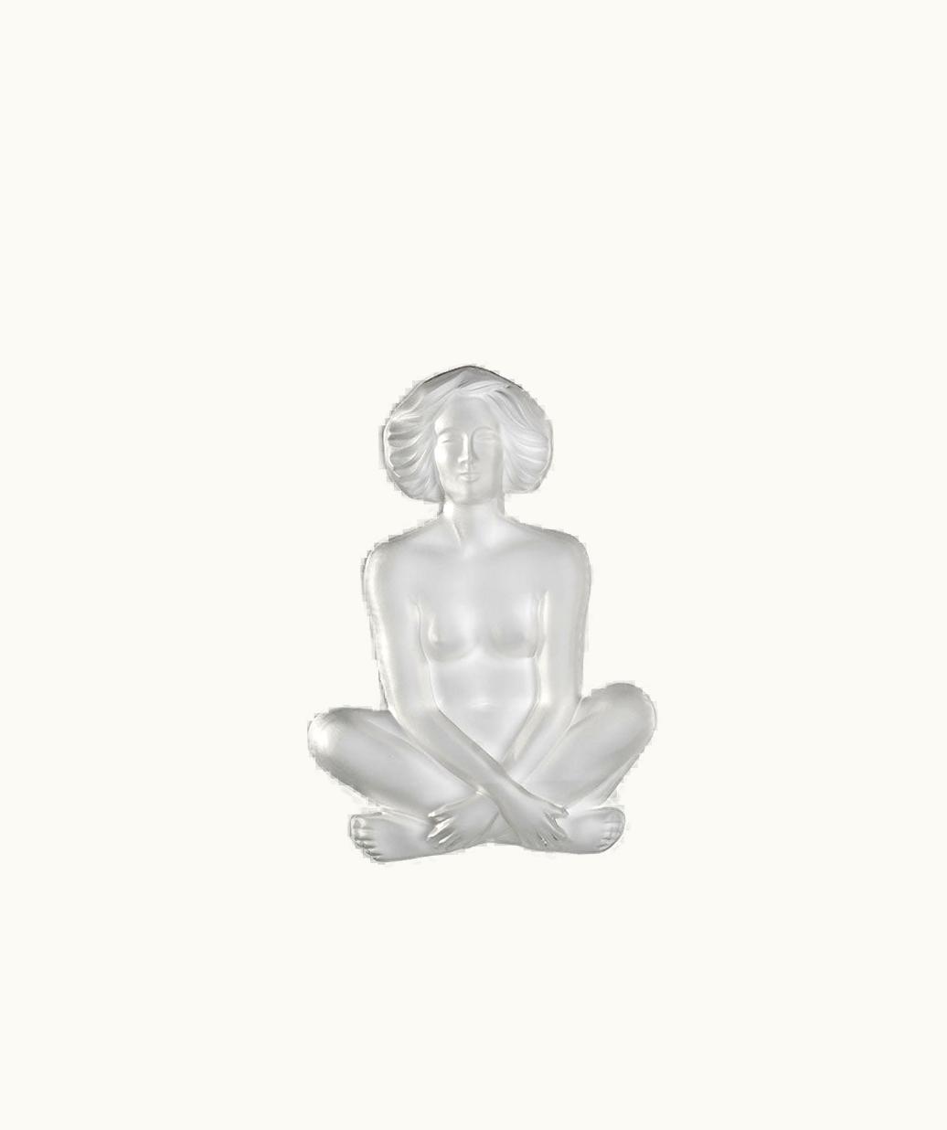 Lalique Lalique Les Causeuses Decorative Panel - Clear Crystal, Front, Small Size