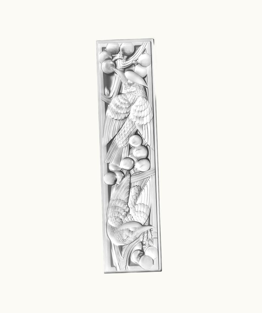 Lalique Lalique Merles Et Raisins Decorative Panel - Clear Crystal, Small Size, Right Side