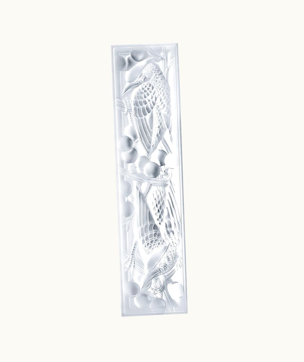 Lalique Lalique Merles Et Raisins Decorative Panel - Clear Crystal, Small Size, Left Side