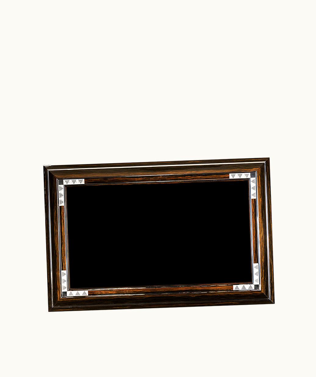 Lalique Lalique Raisins Tv Frame Surround - Clear Crystal And Natural Ebony