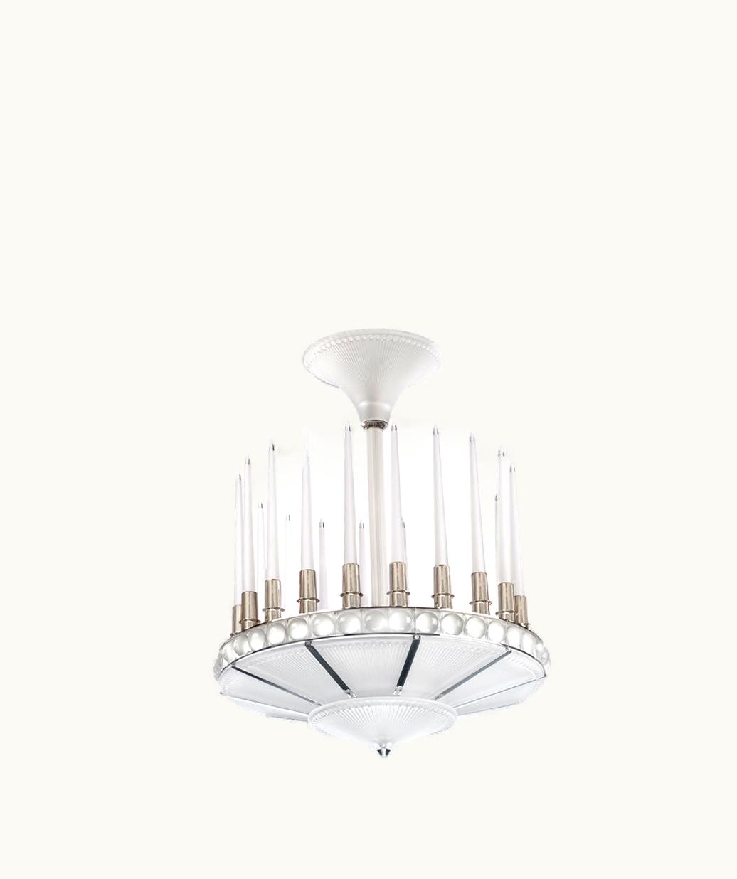 Lalique Lalique Perles Chandelier - Clear Crystal, Nickel Finish 10715400