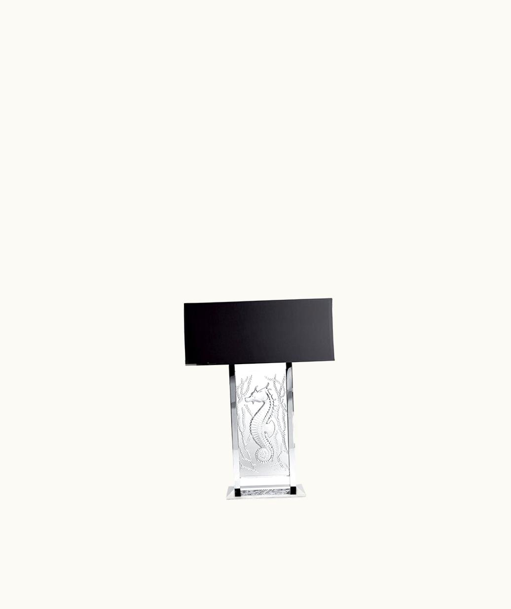 Lalique Lalique Poséidon Lamp - Clear Crystal, Chrome Finish