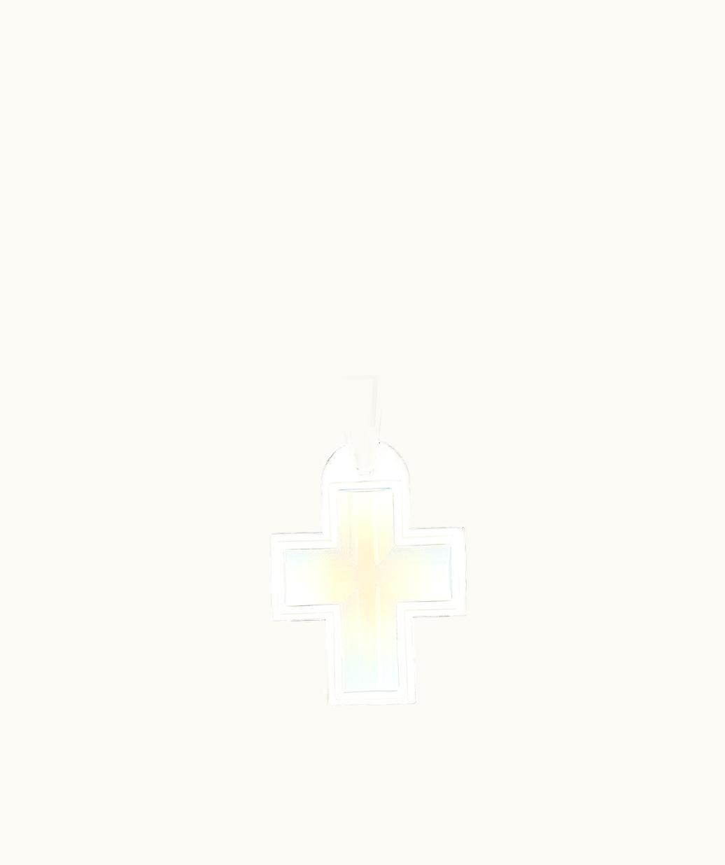 Lalique Lalique Amoureuse Passion Pendant - Opalescent Crystal, Silver