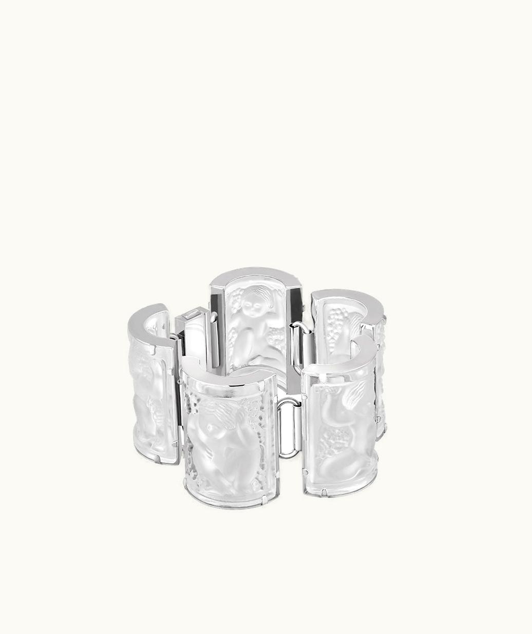 Lalique Lalique Nysa Bracelet - Clear Crystal, Silver