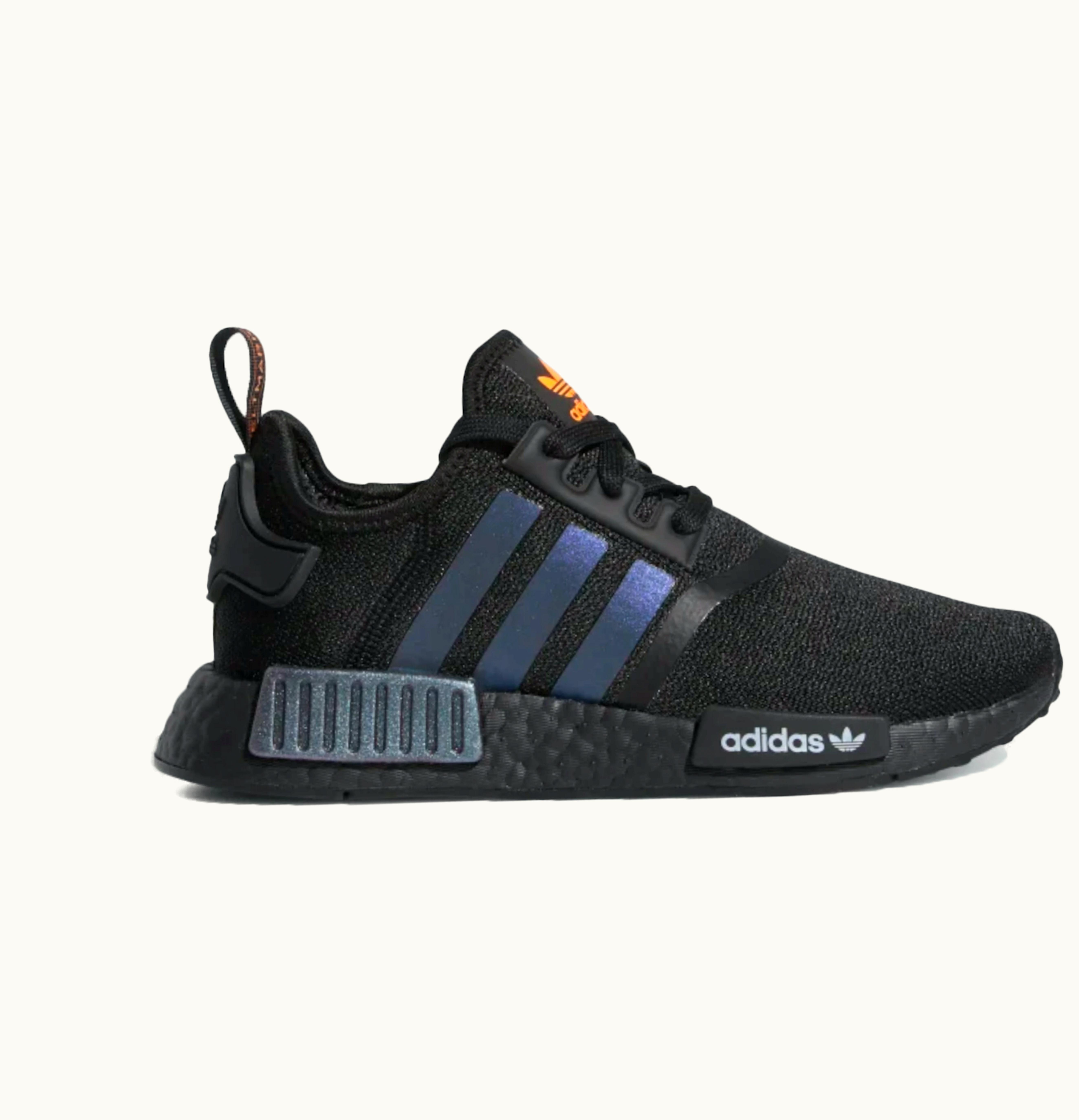 Adidas adidas NMD R1 Core Black Solar Orange GS